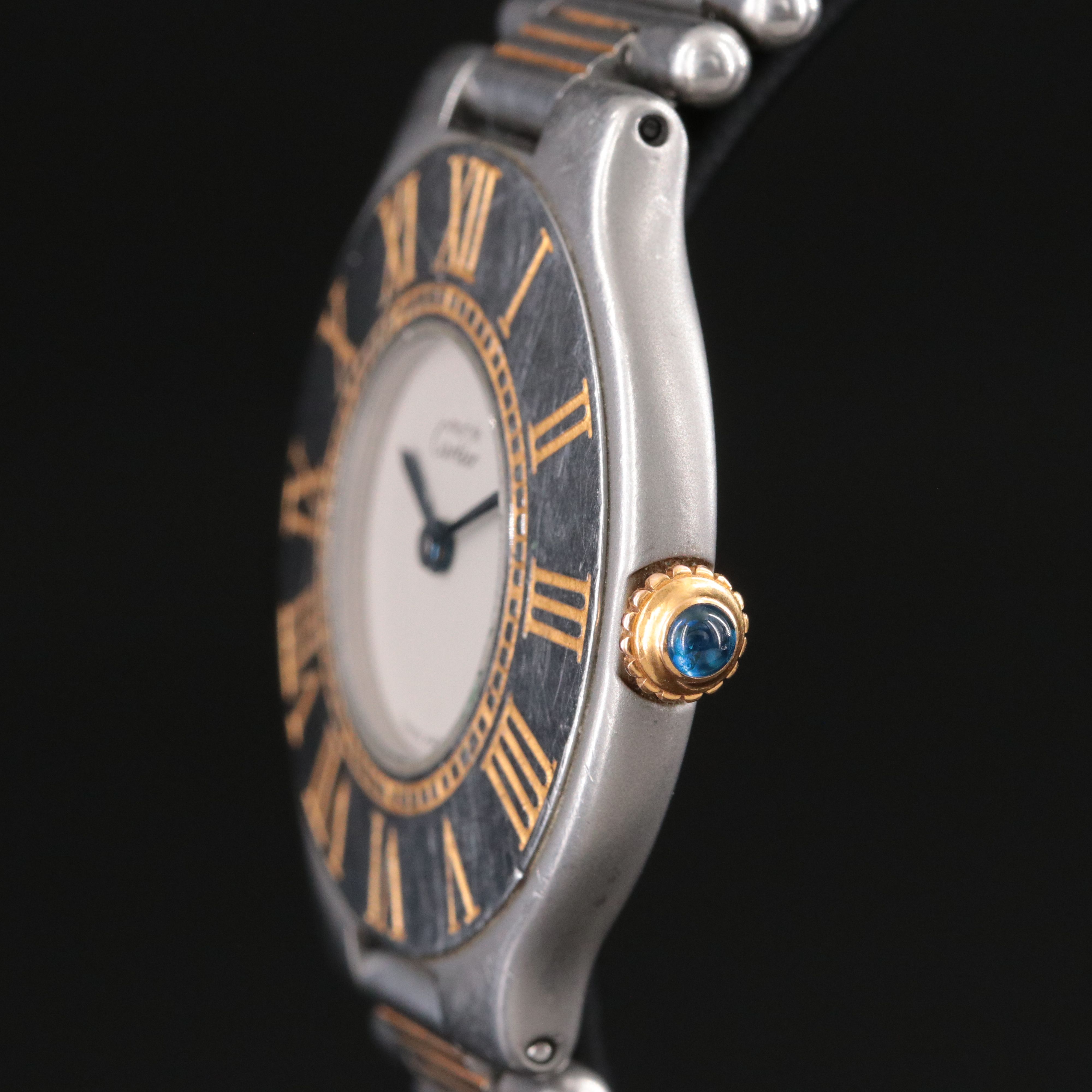 Cartier must de Cartier 21 Two Tone Quartz 9010 Watch