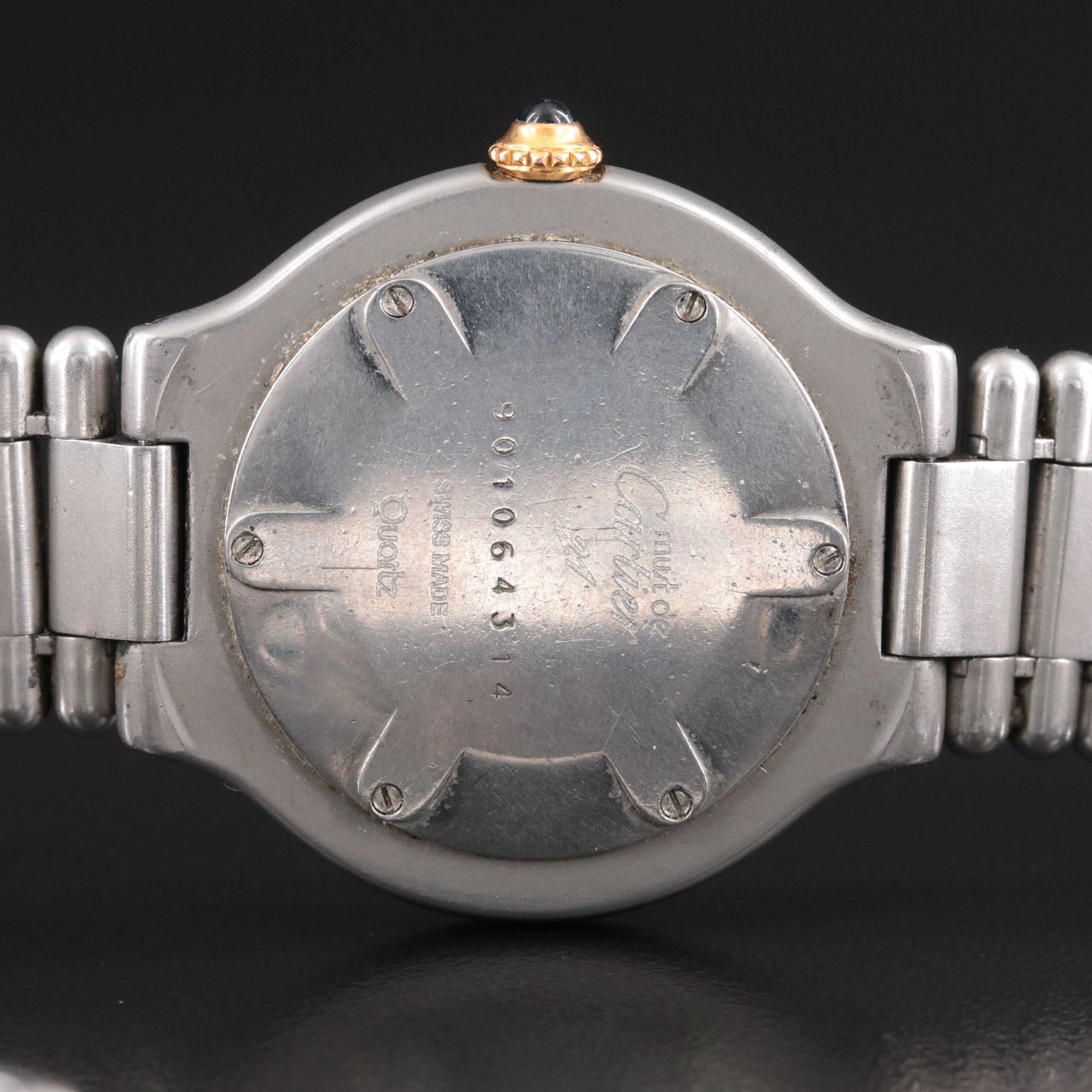 Cartier must de Cartier 21 Two Tone Quartz 9010 Watch