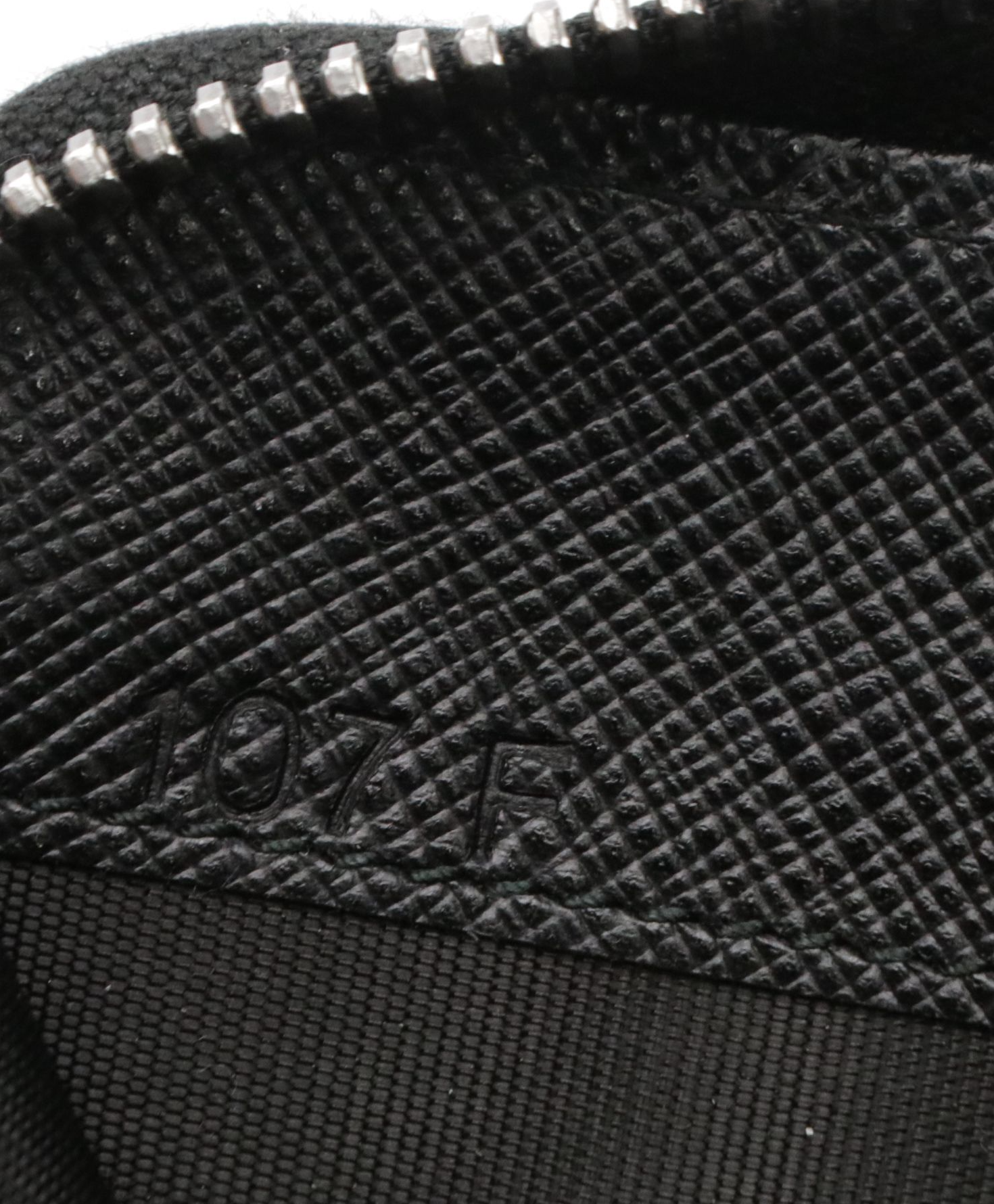 Prada Saffiano Leather Zip-Around Wallet with Racing Graphic Logo