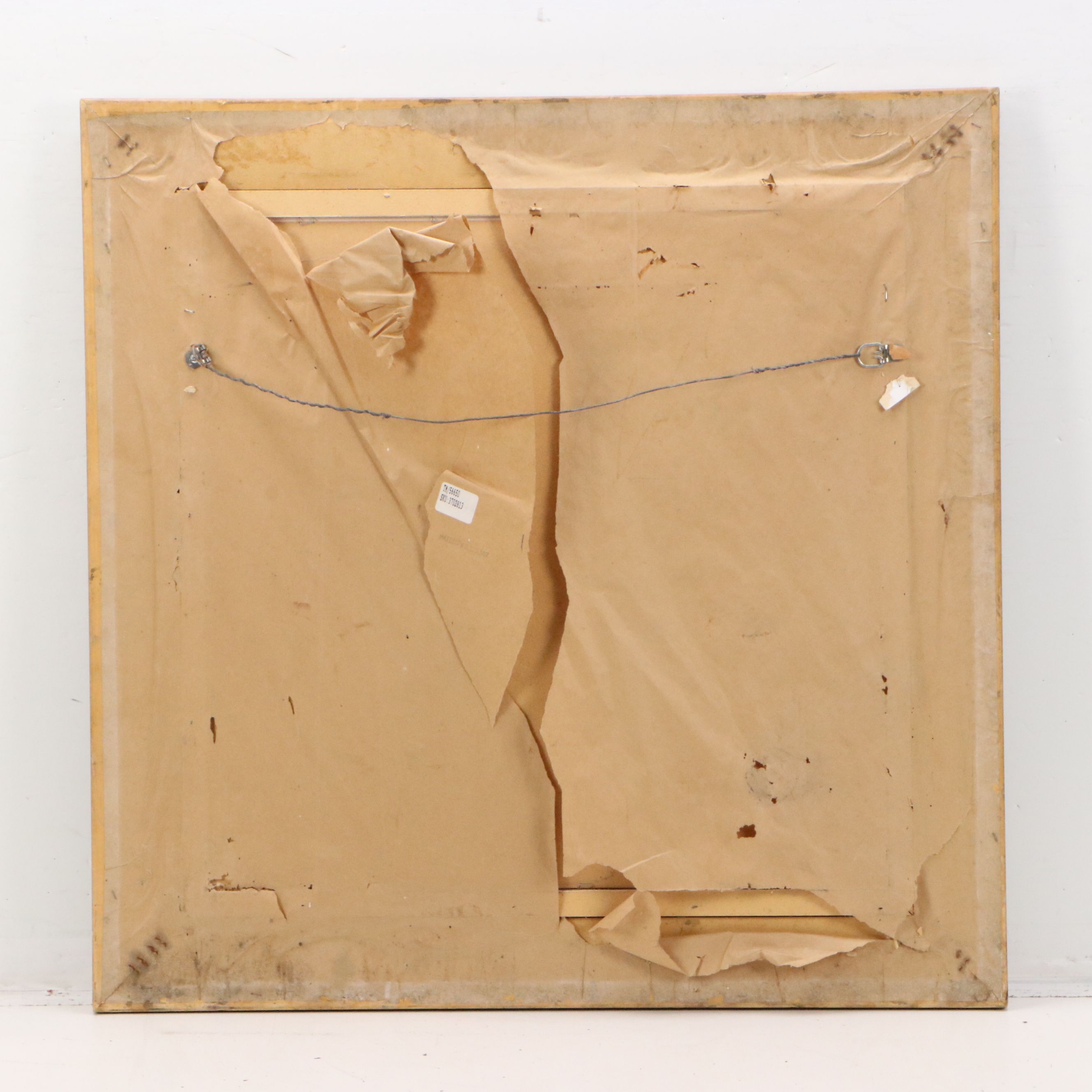 Karen Dupré Painting of Lady Walking Leopard