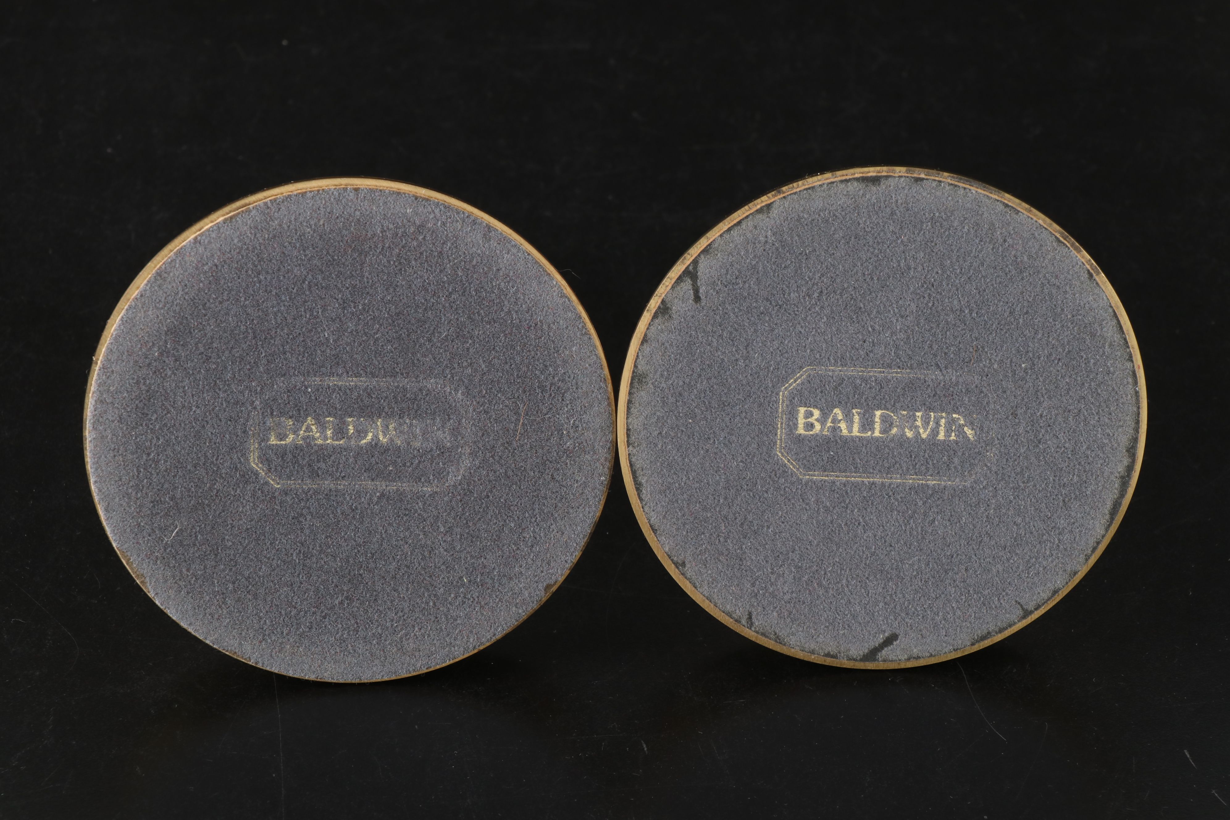 Virginia Metalcrafters Brass Bookend with Baldwin Brass Candle Holders