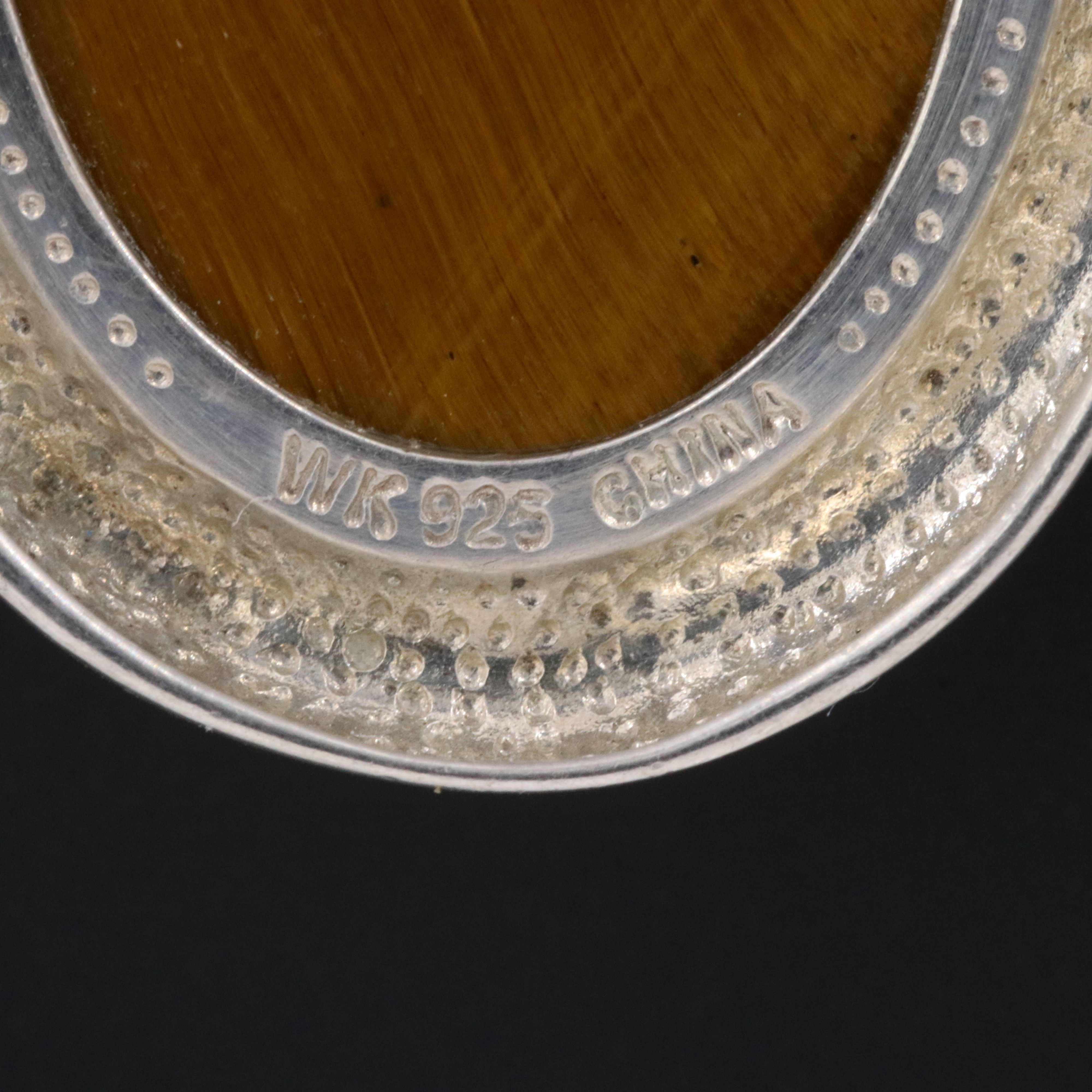 Whitney Kelly Sterling Tiger's Eye Enhancer Pendant