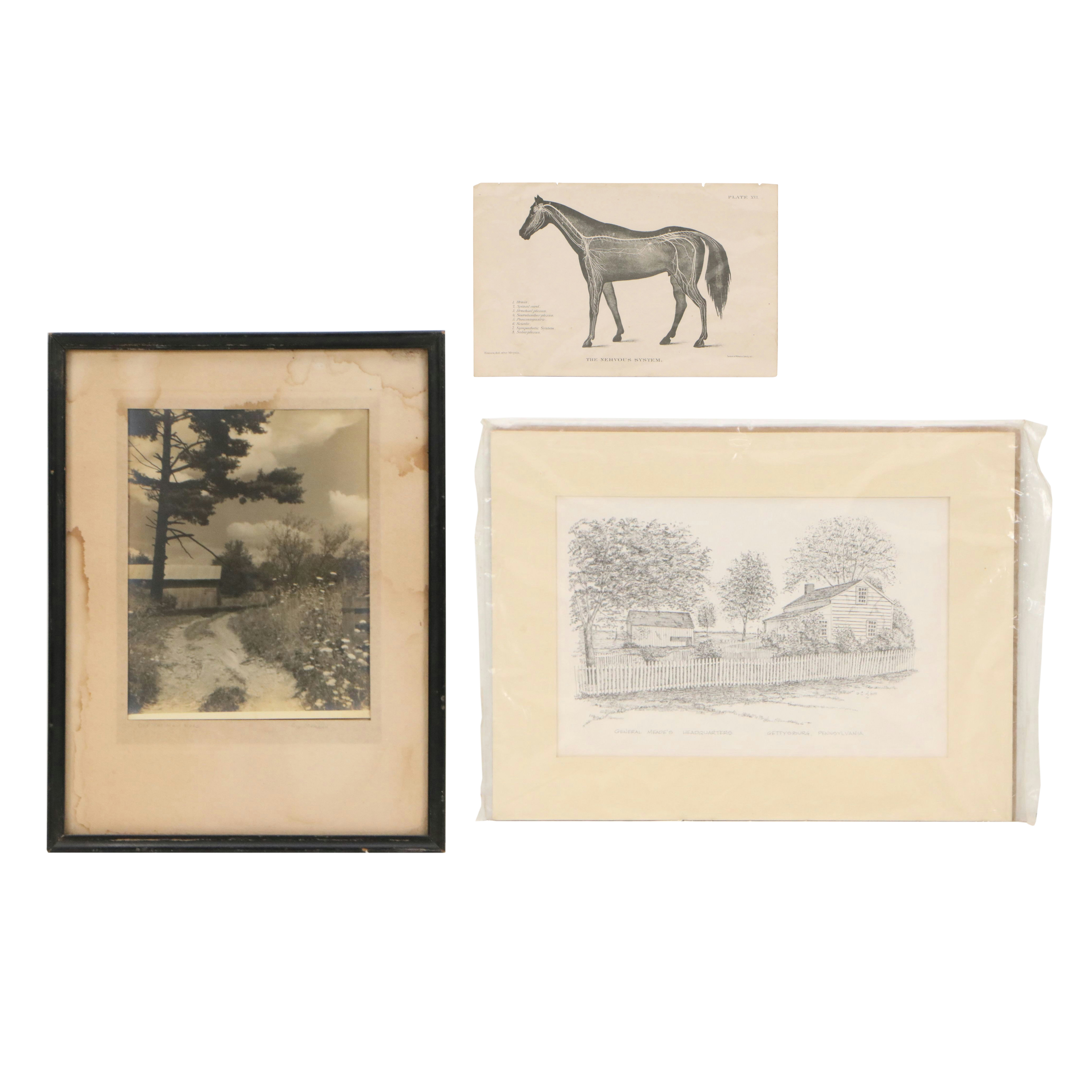 Sid Marean Photograph "Off the Main Road" and Other Prints