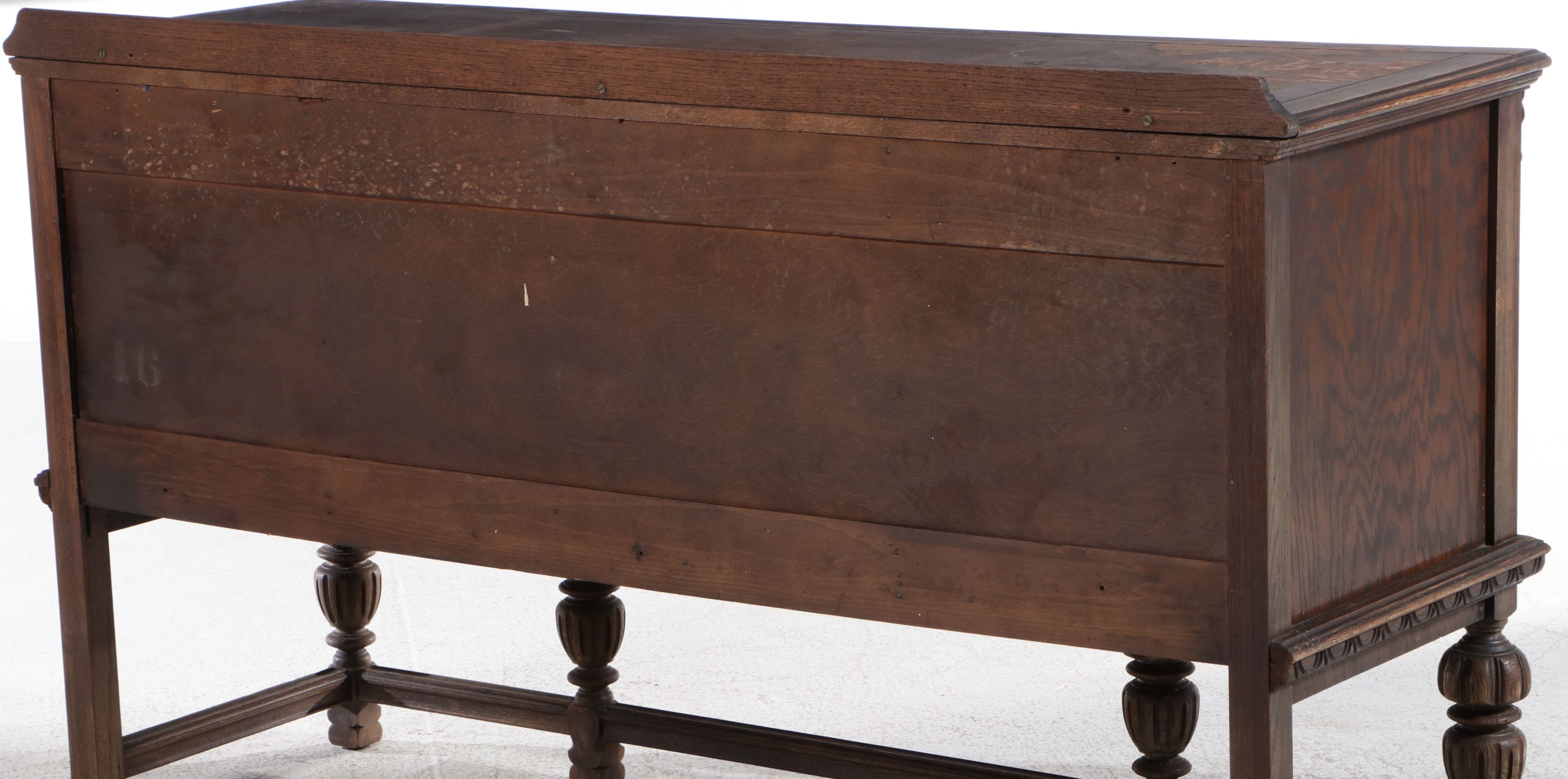 Jacobean Revival Oak Buffet, Early 20th Century