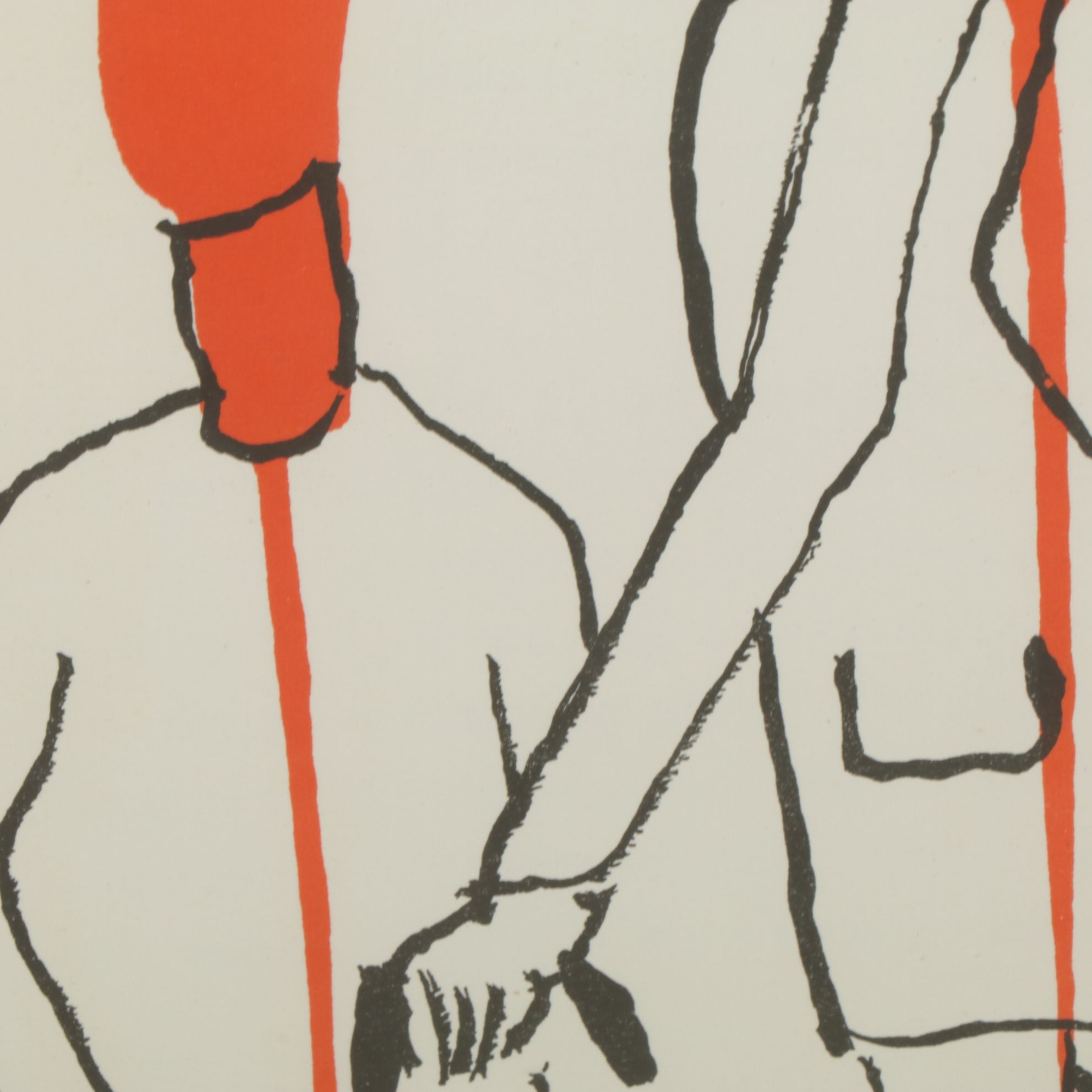 Alexander Calder Double-Page Color Lithograph for "Derrière le Miroir", 1966