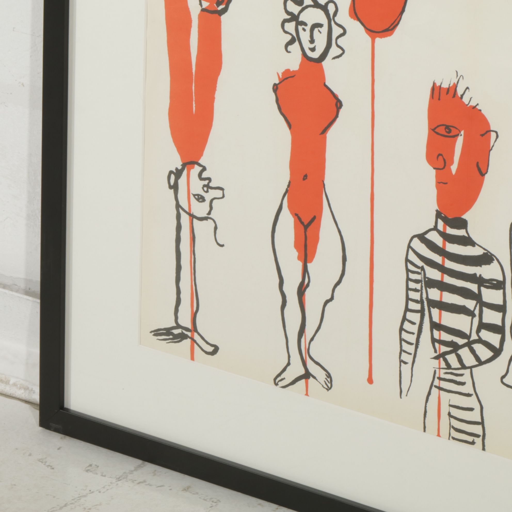 Alexander Calder Double-Page Color Lithograph for "Derrière le Miroir", 1966