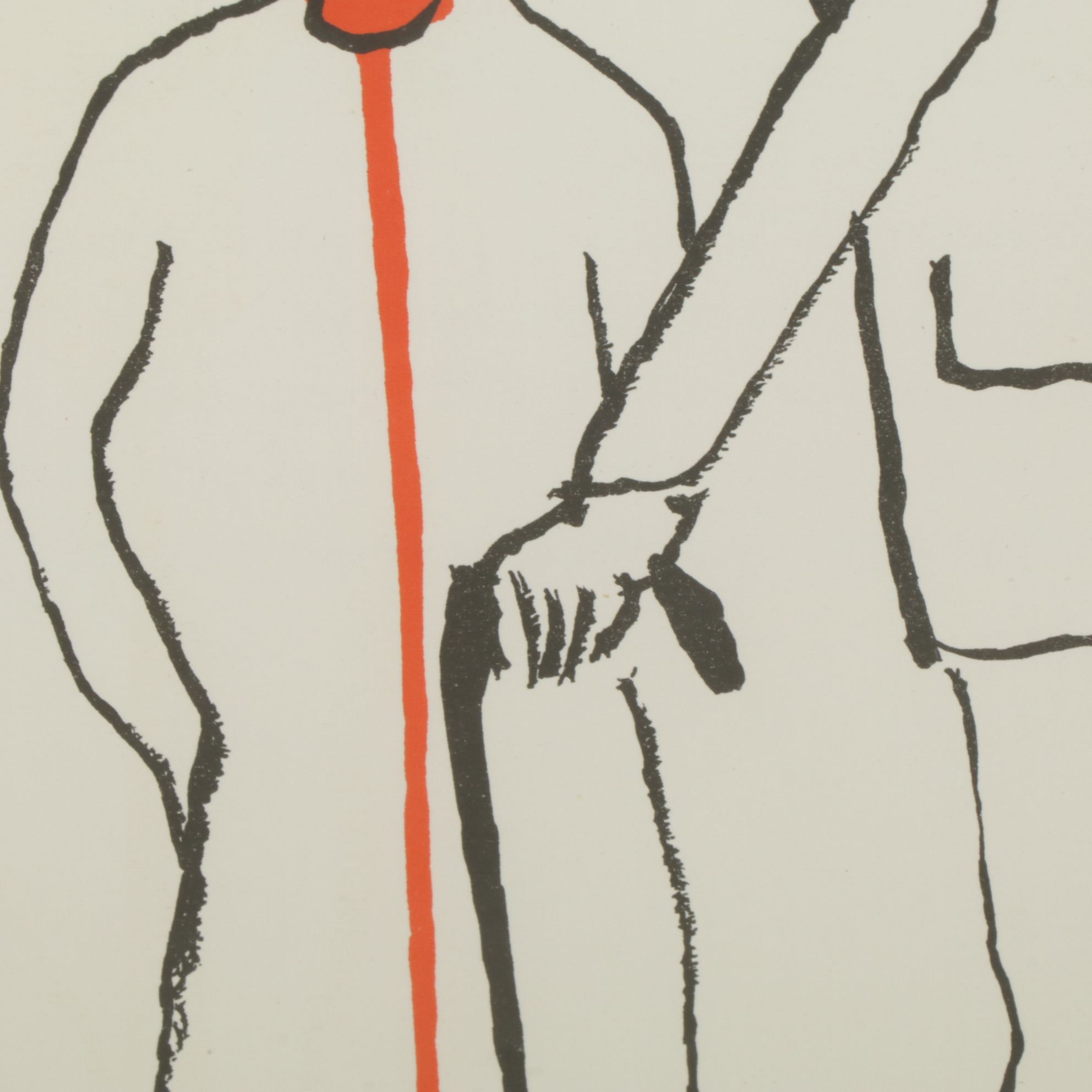 Alexander Calder Double-Page Color Lithograph for "Derrière le Miroir", 1966