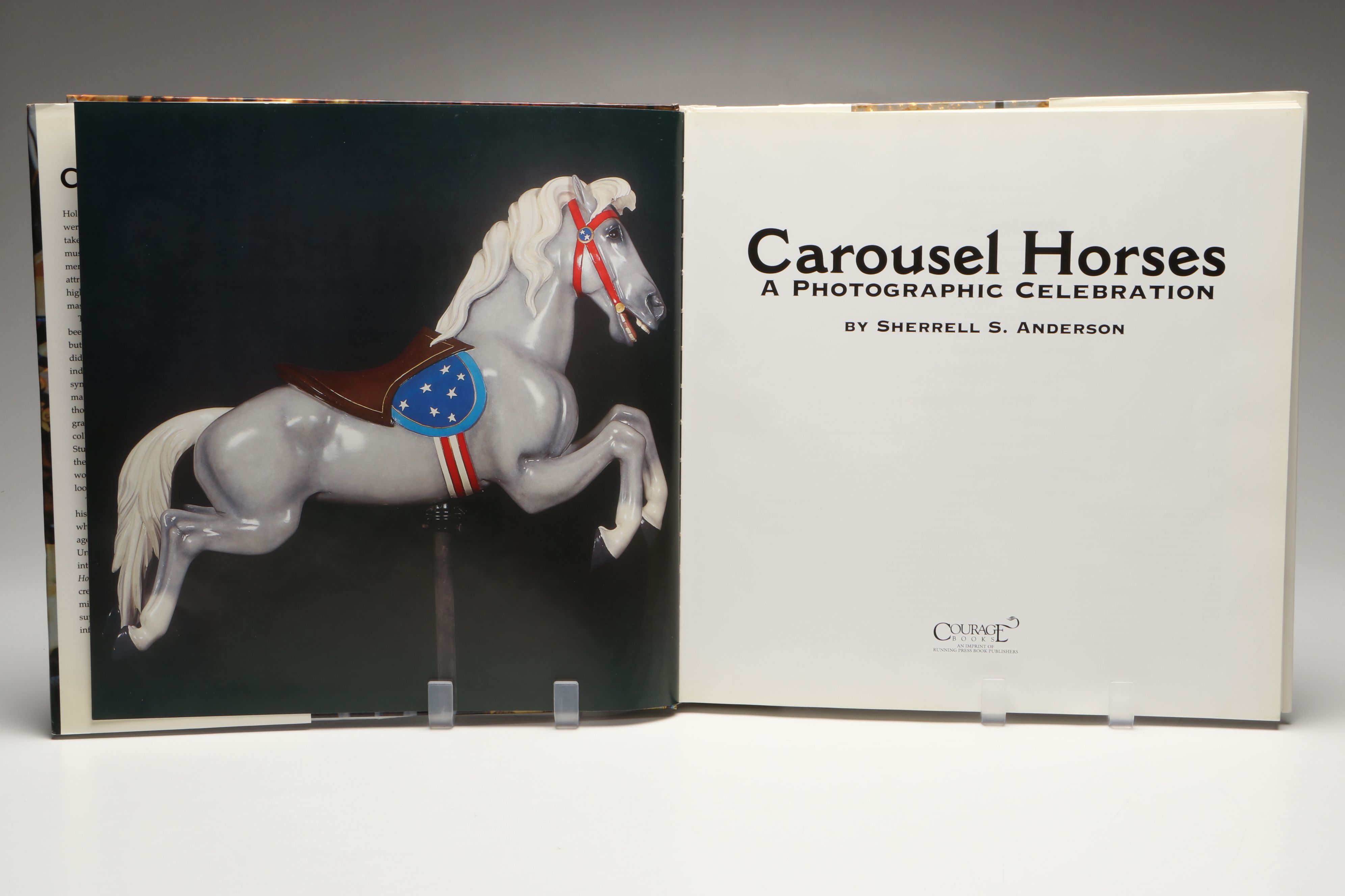 "Art of the Carousel" by Charlotte Dinger with Other Art and Tennis Books