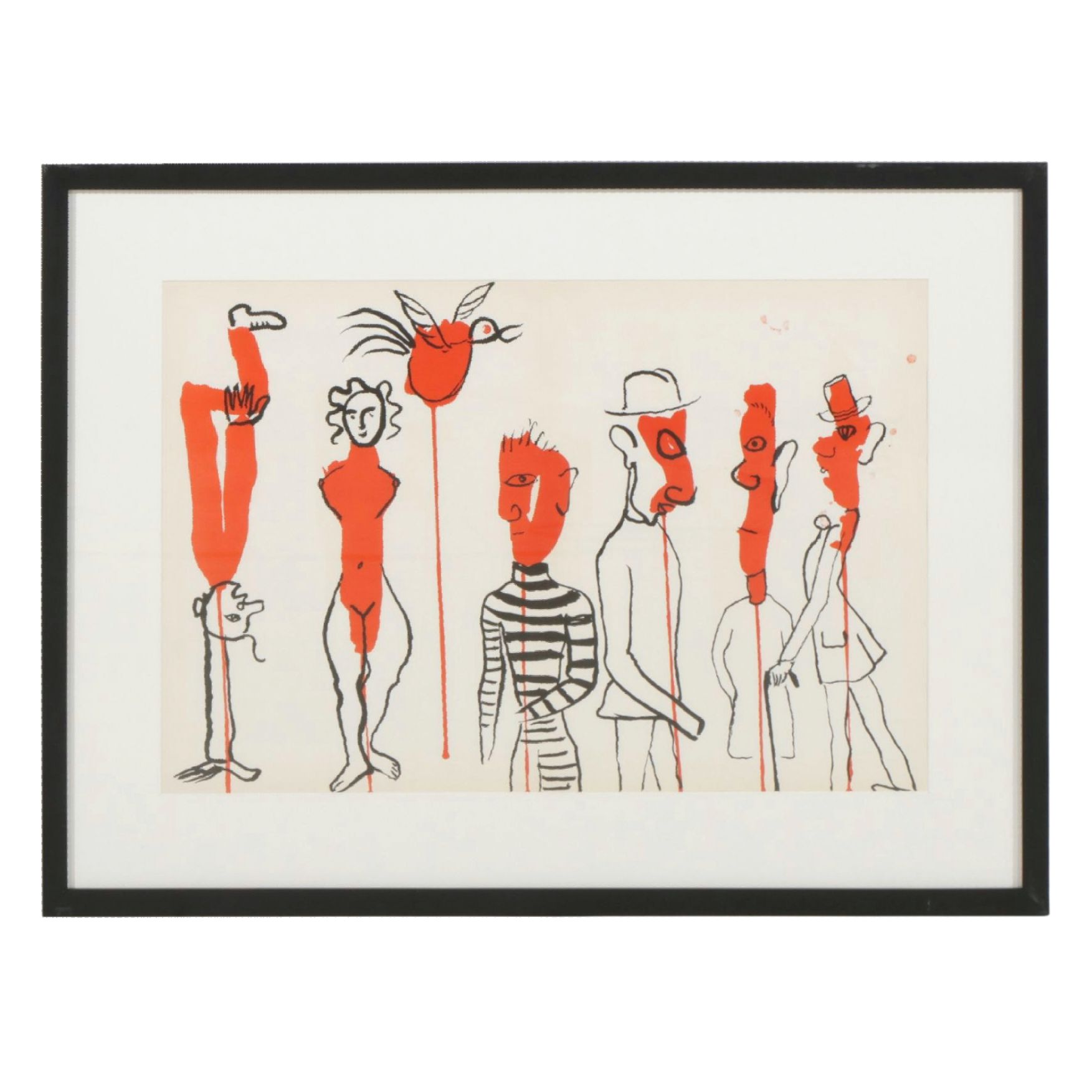 Alexander Calder Double-Page Color Lithograph for "Derrière le Miroir", 1966