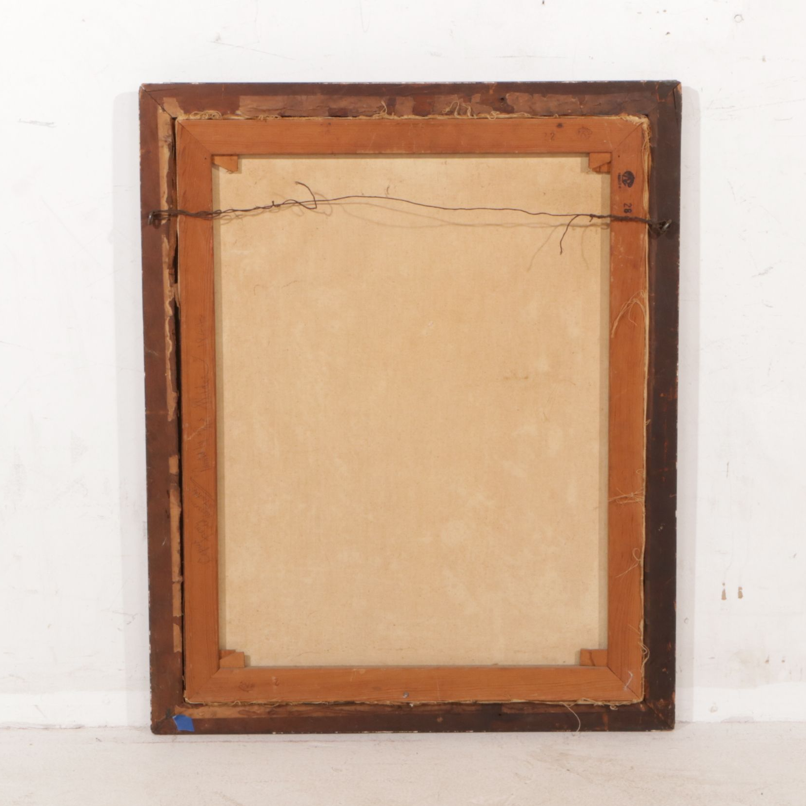 Theo Wilder Portrait Oil Painting of a Man, 1844