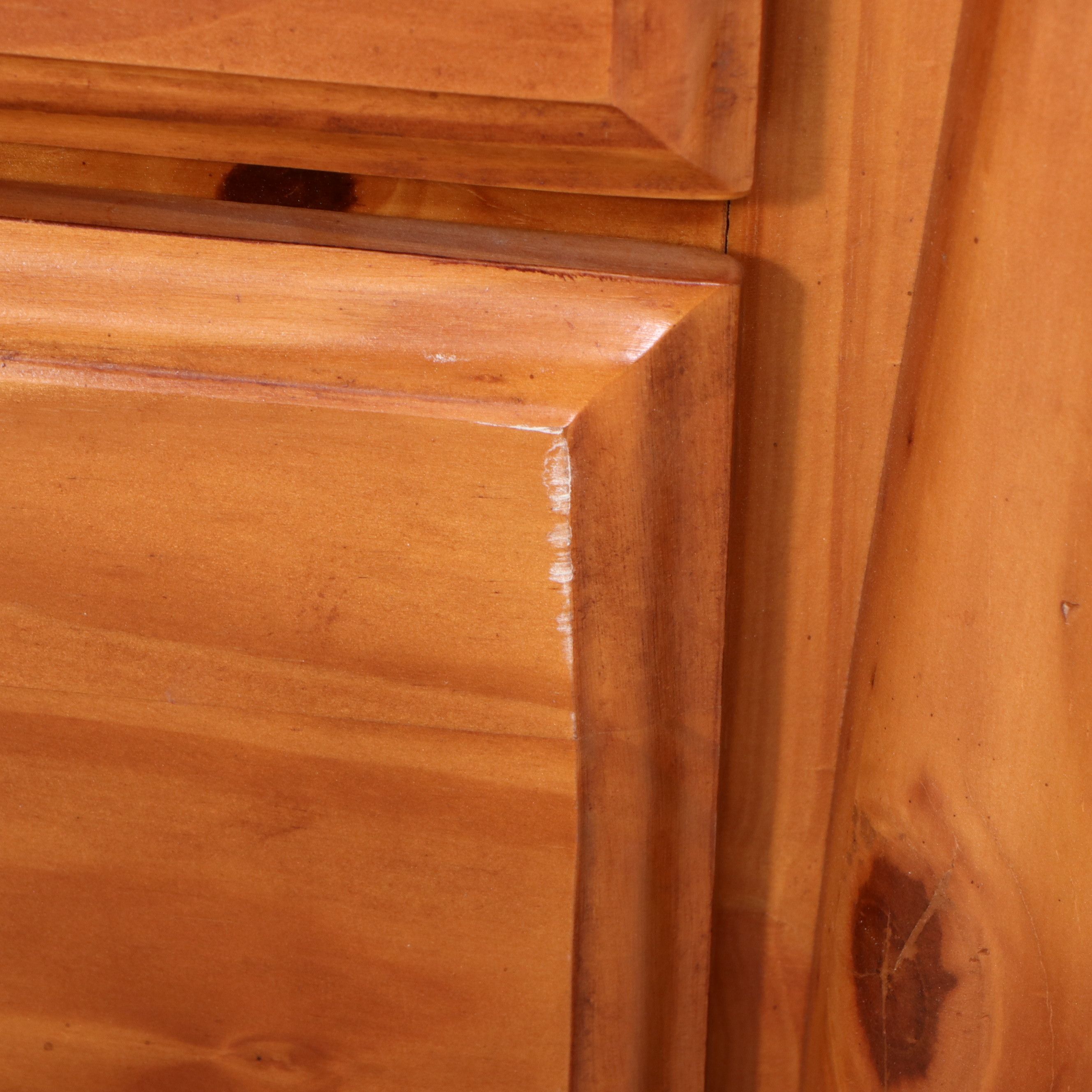 Colonial Style Pine Dresser with Center Cabinet