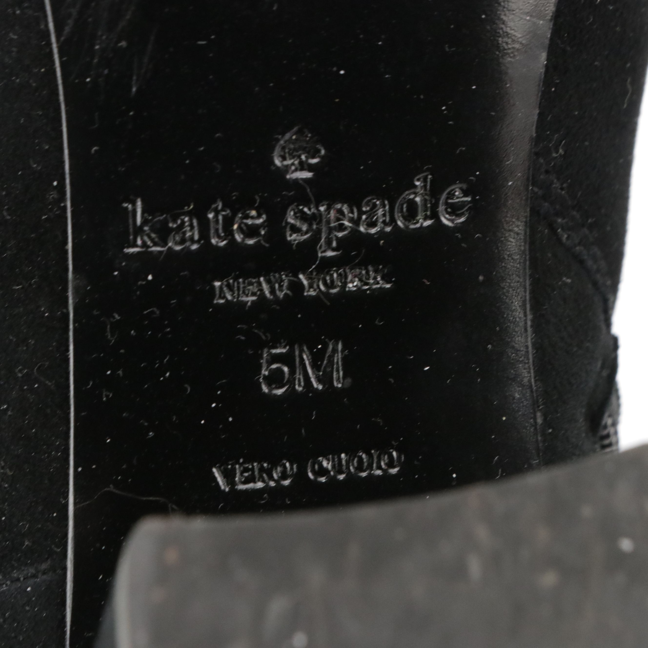 Coach Salene Black Leather Ankle Booties and Kate Spade Holly Suede Bow Boots