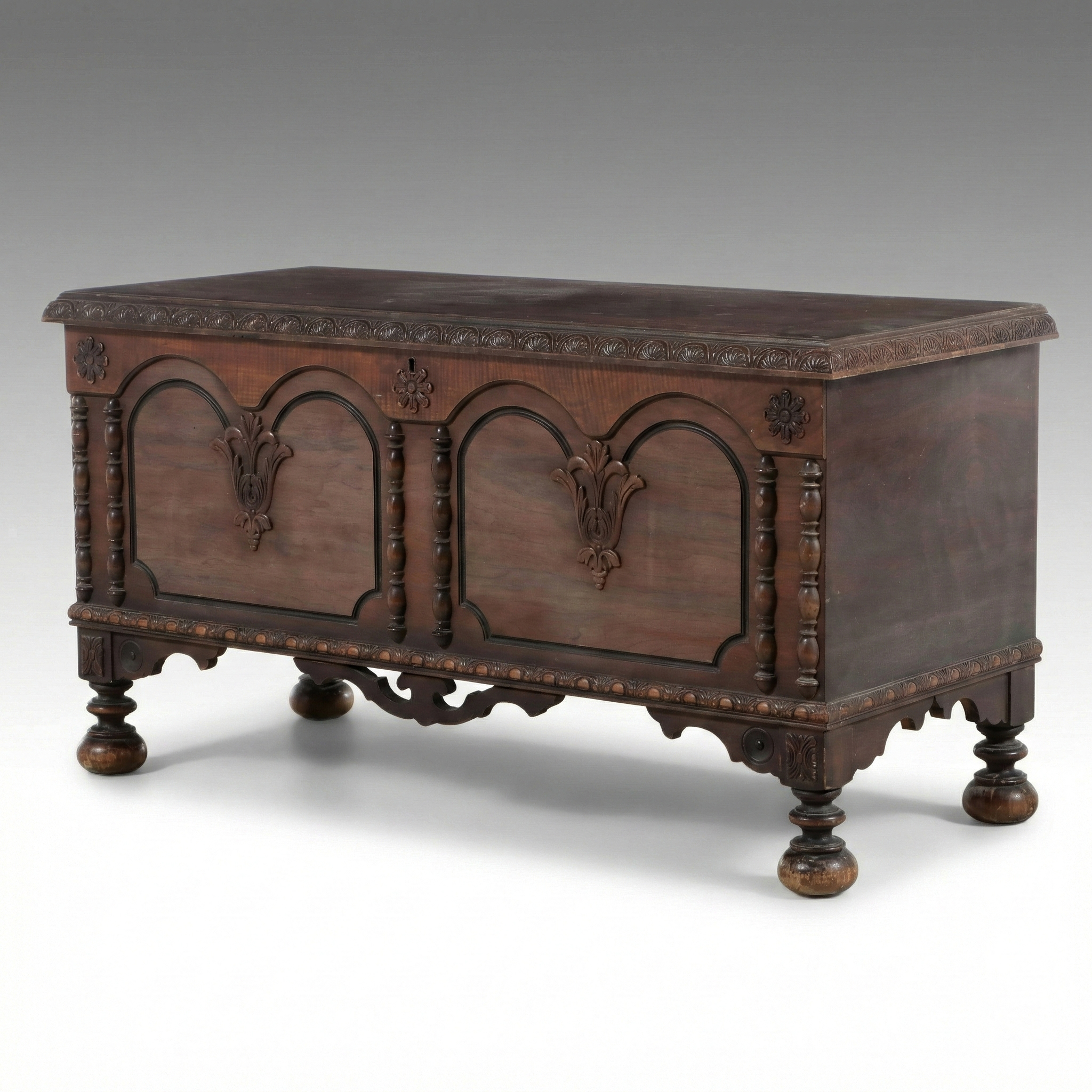 Caswell-Runyan Company Jacobean Revival Style Cedar Chest