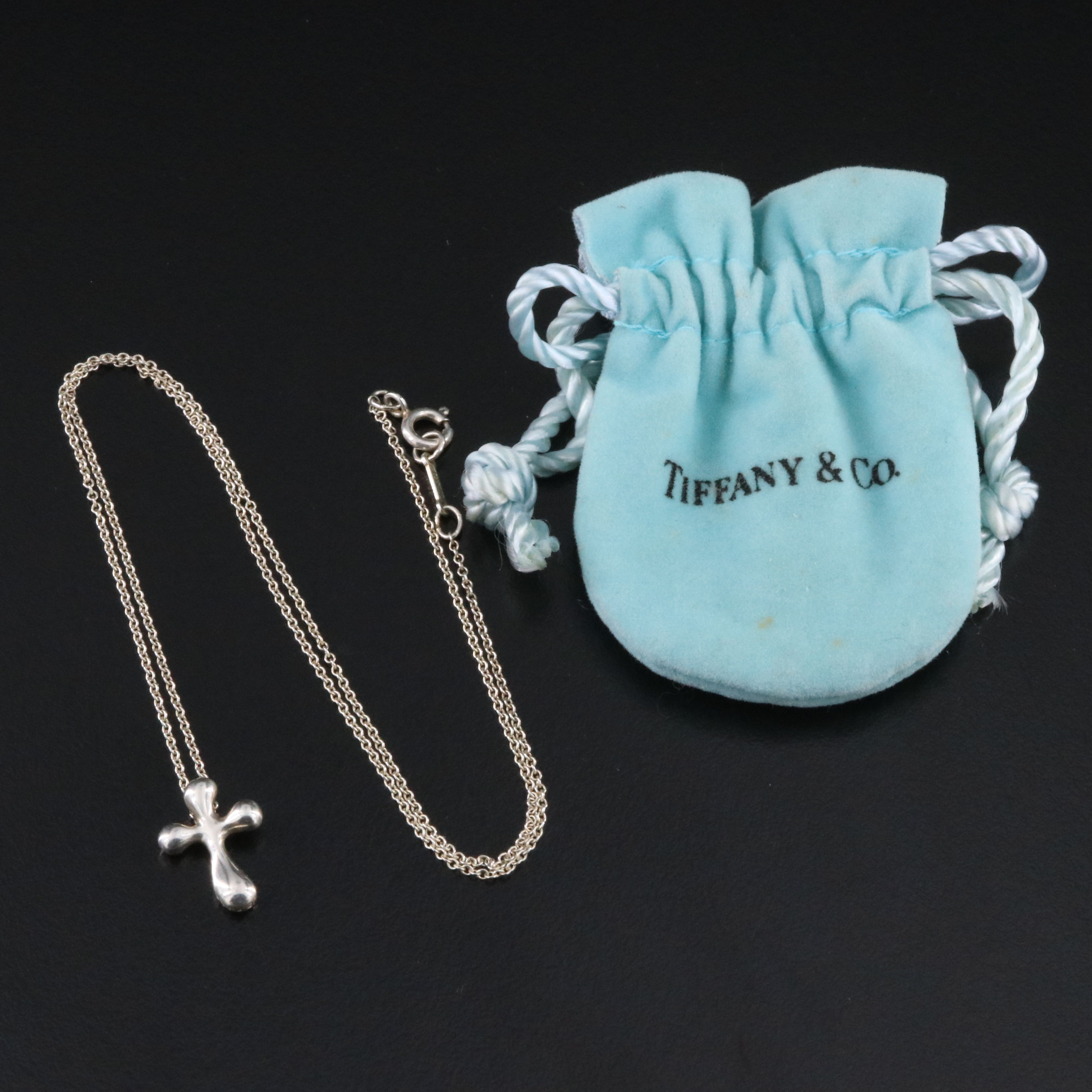 Elsa Peretti for Tiffany & Co. Sterling Cross Necklace