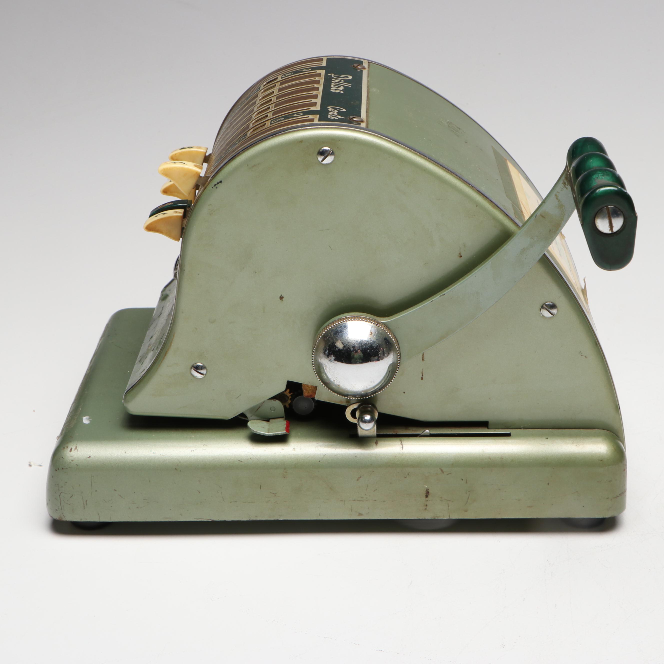Paymaster Series 600 Metal Check Machine, Mid-20th Century