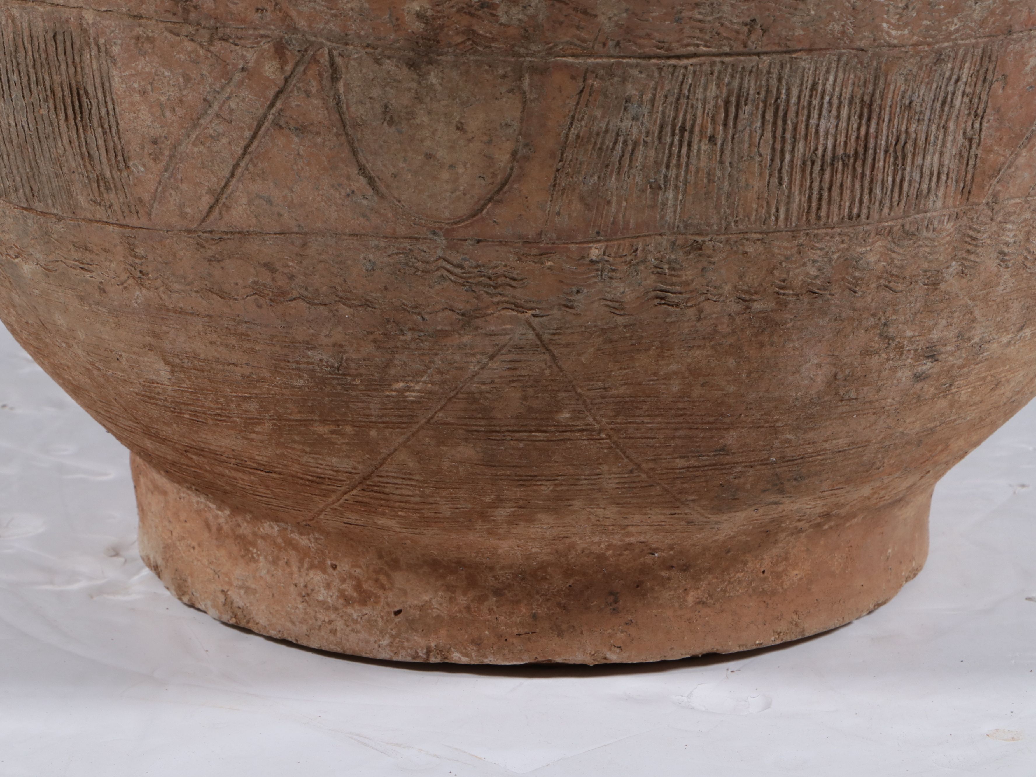 Nigerian Style Terracota Water Jar Planter