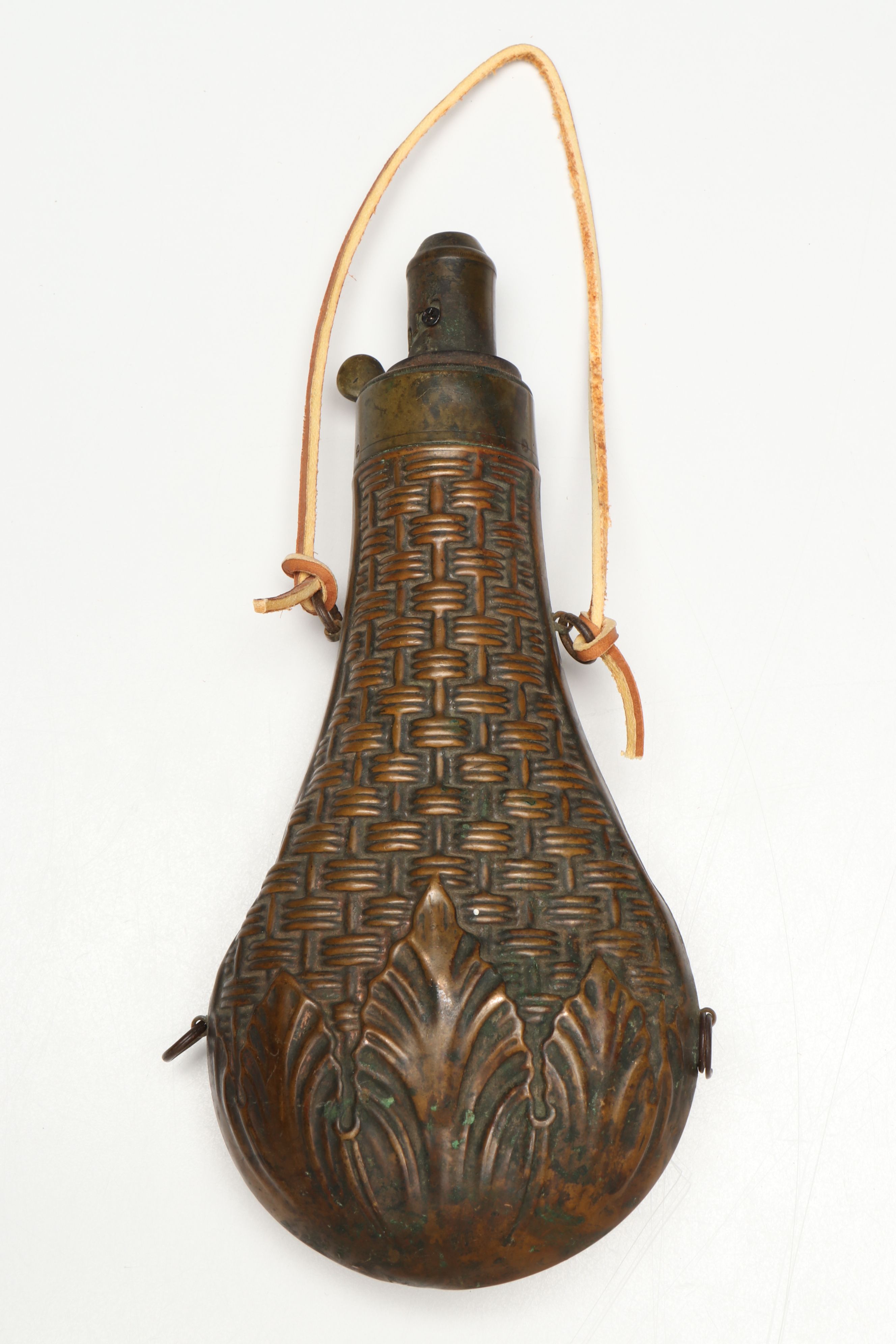 Antique Metal Powder Flasks