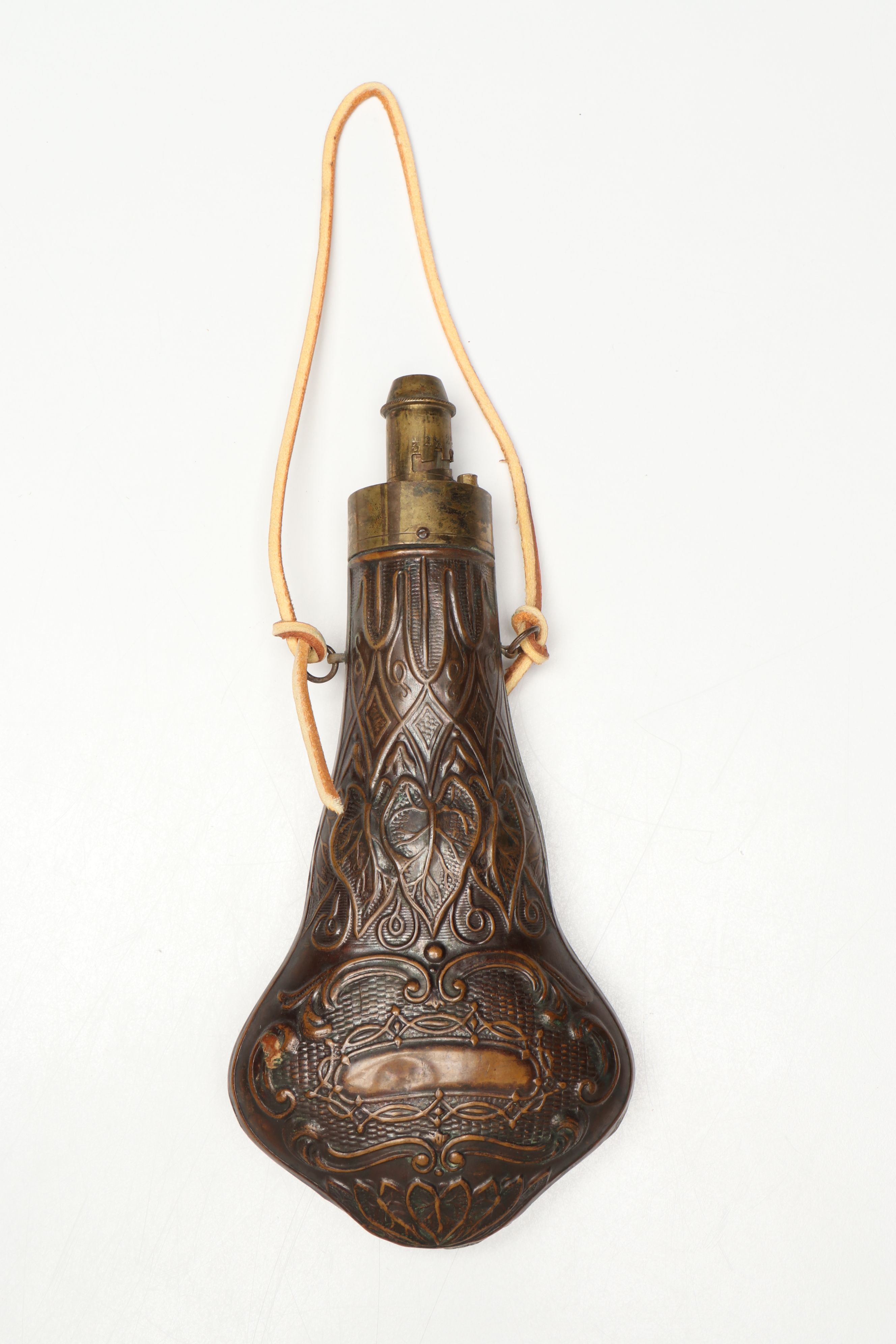 Antique Metal Powder Flasks