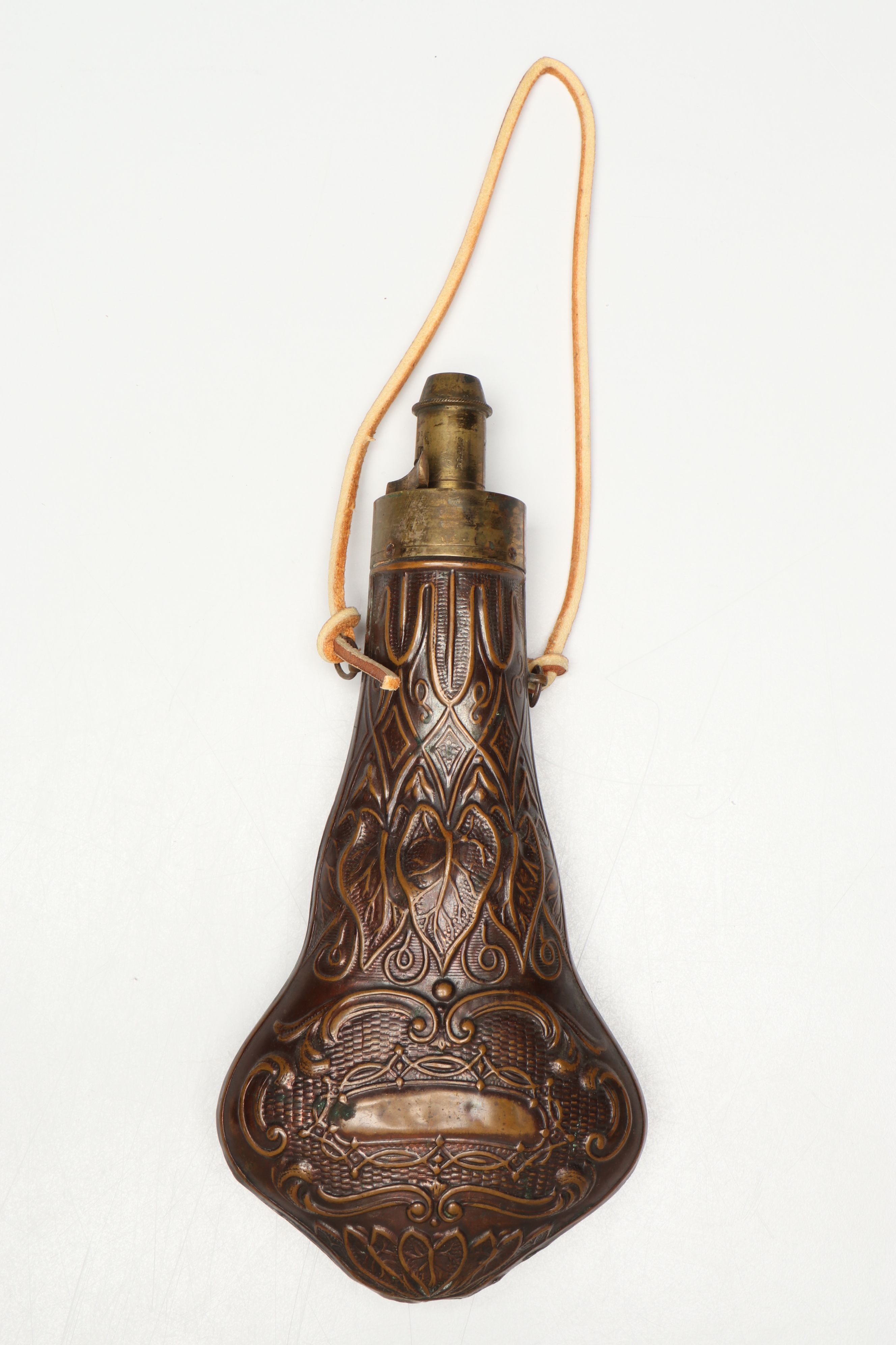 Antique Metal Powder Flasks