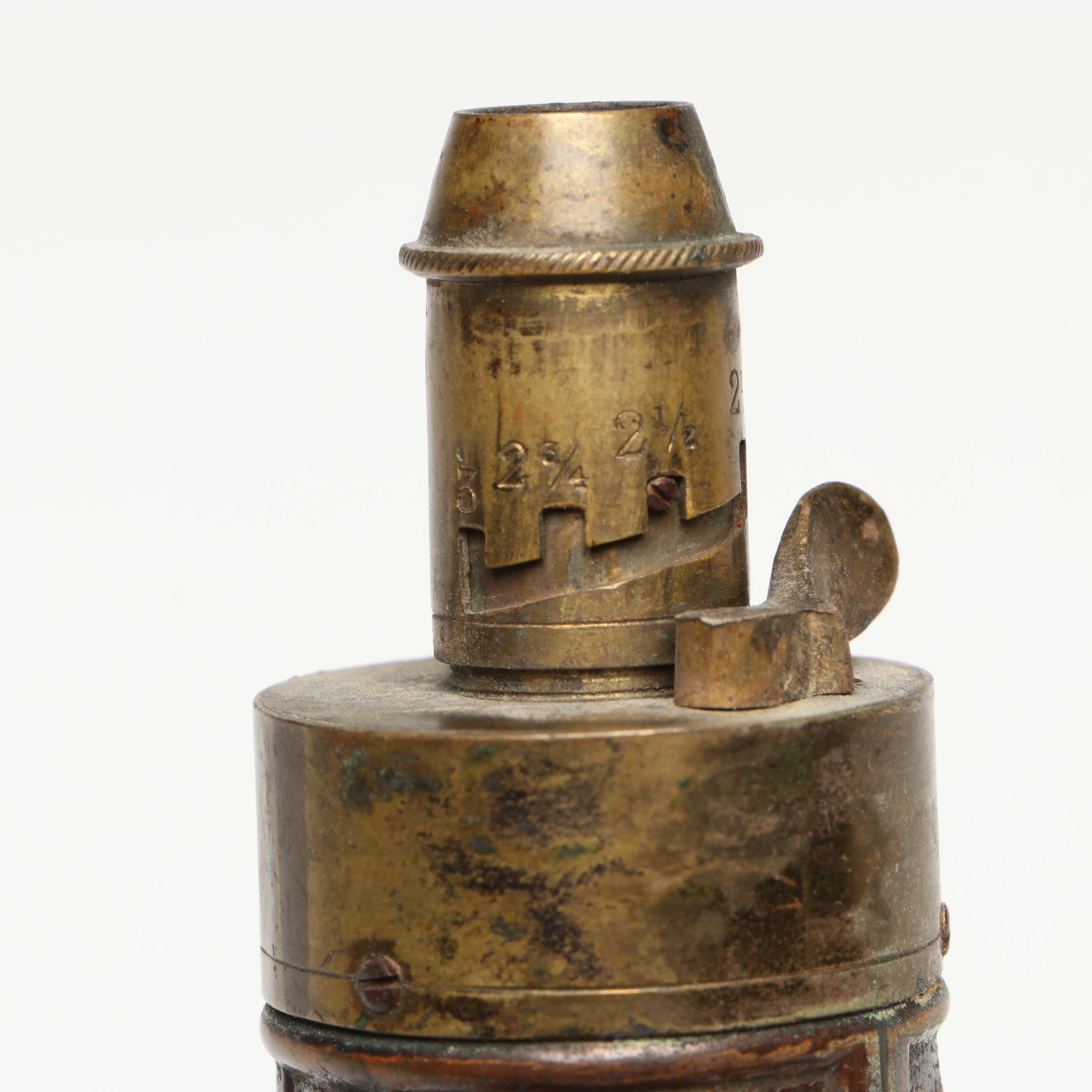 Antique Metal Powder Flasks