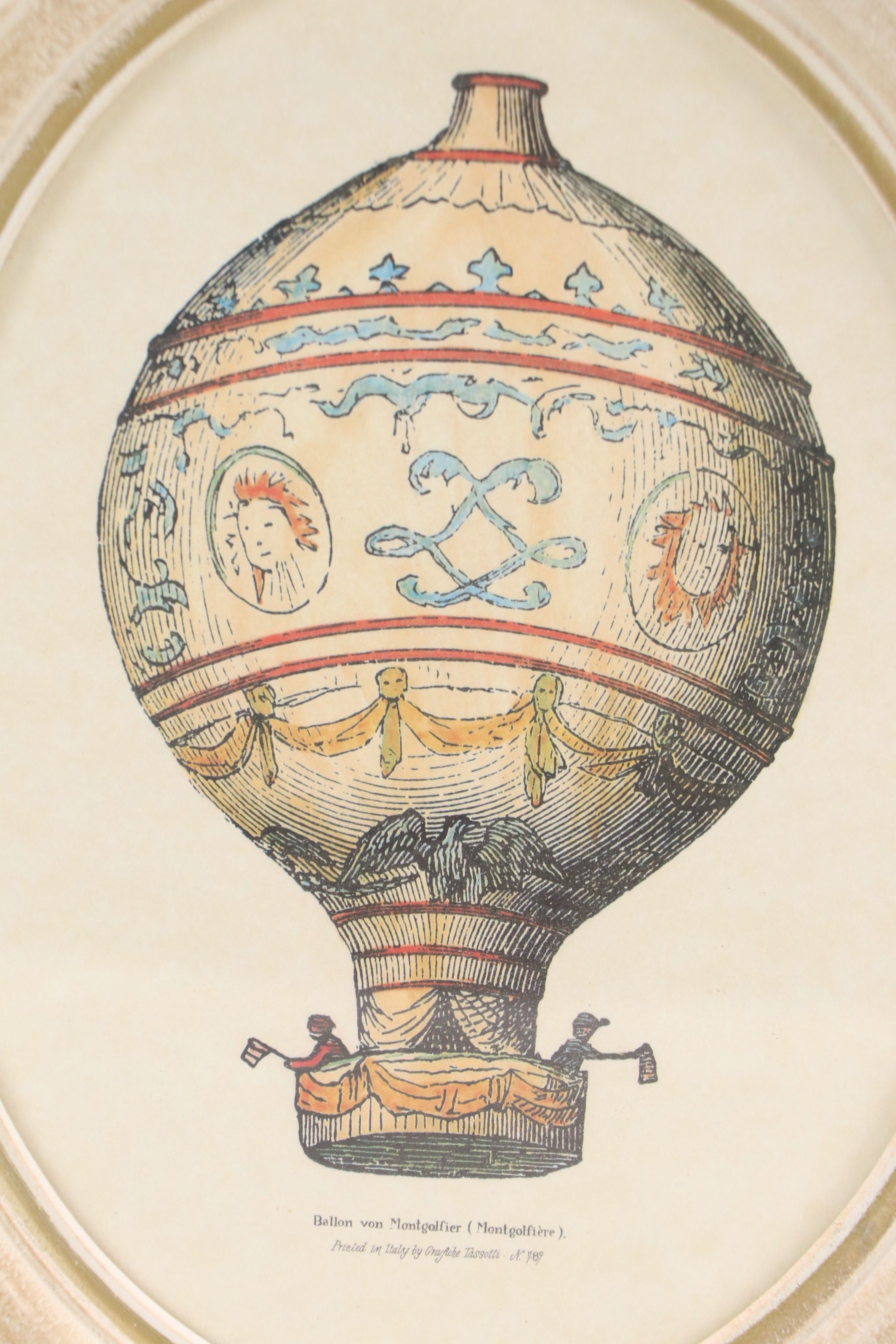 Grafiche Tassotti Halftone Prints of French Hot-Air Balloons