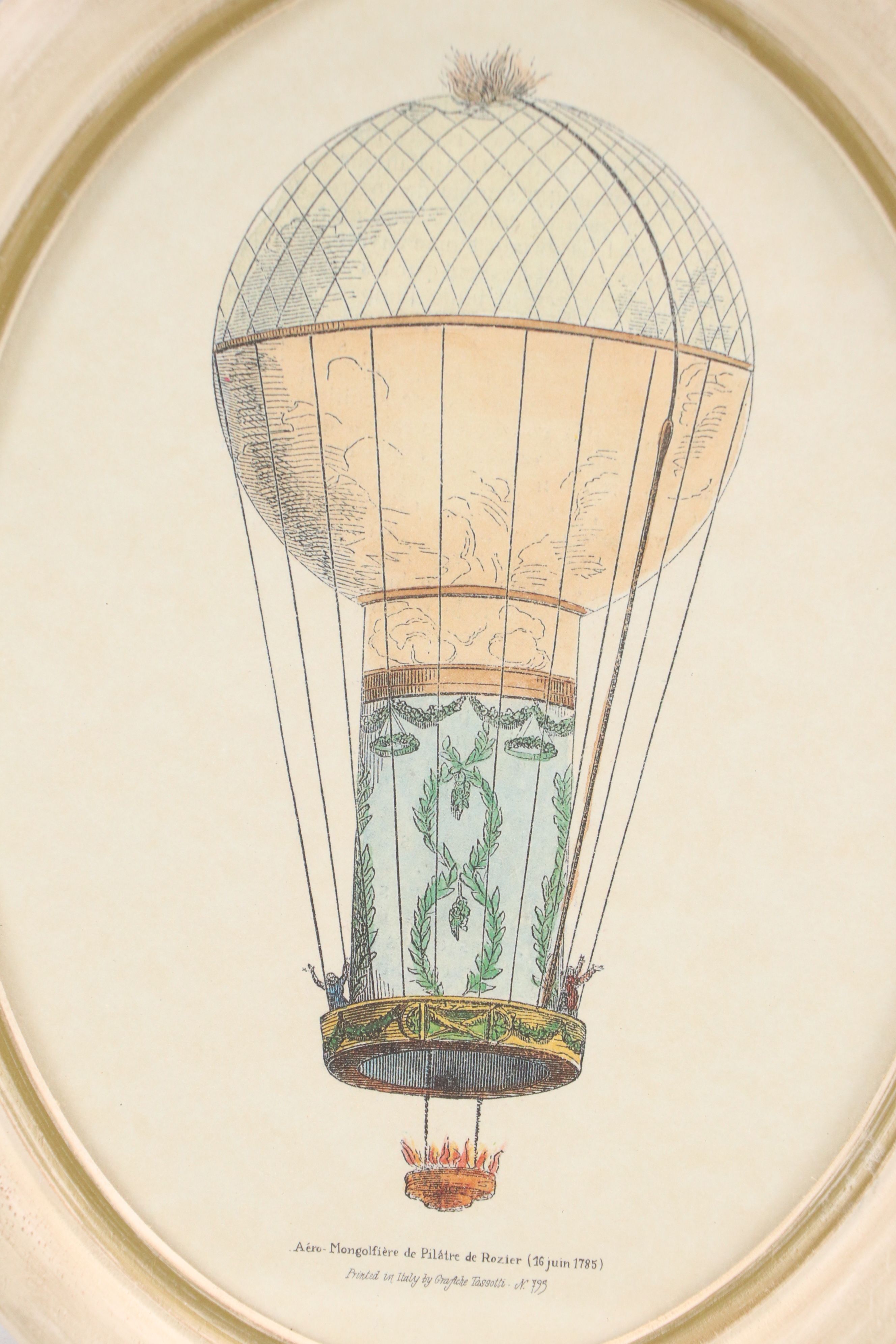 Grafiche Tassotti Halftone Prints of French Hot-Air Balloons