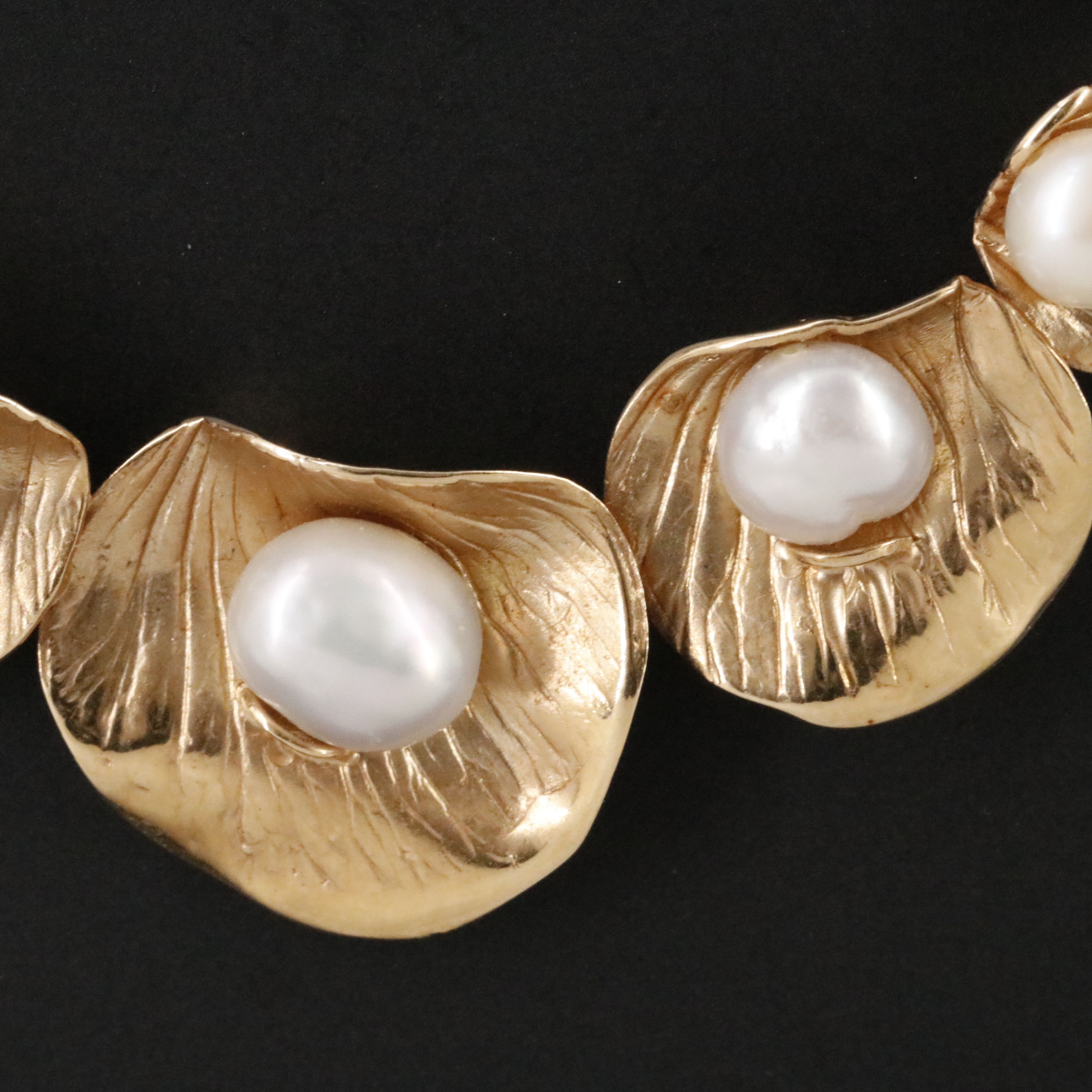 14K Baroque Pearl Necklace