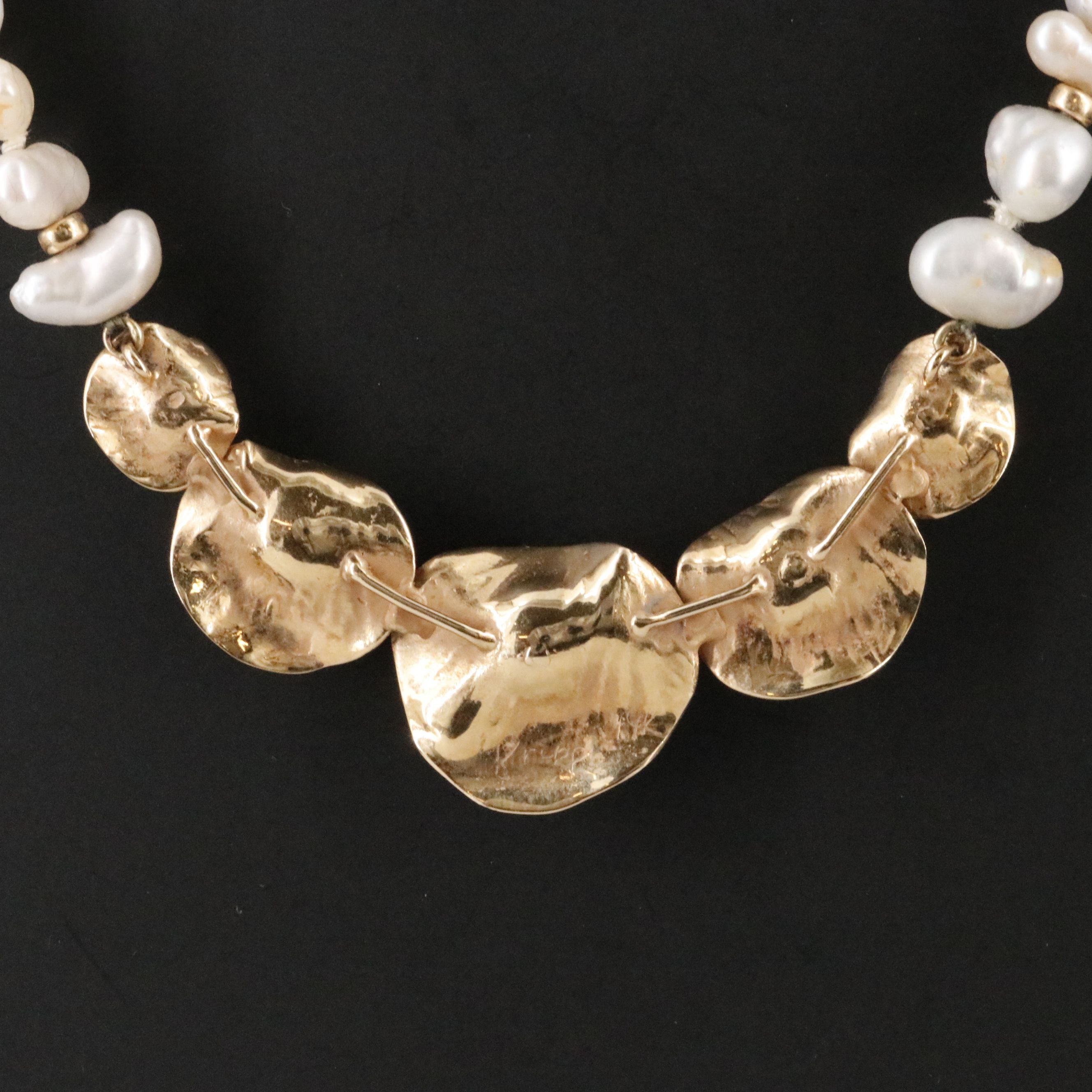 14K Baroque Pearl Necklace
