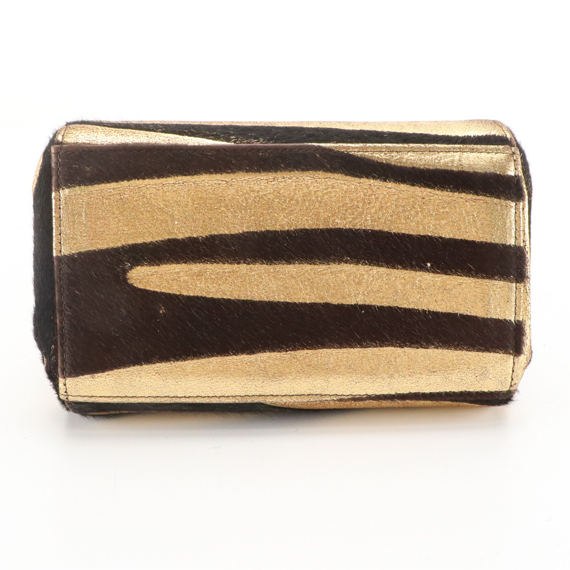 Chanel Mini Mademoiselle 2.55 Reissue Flap Bag in Metallic Zebra Print Pony Hair