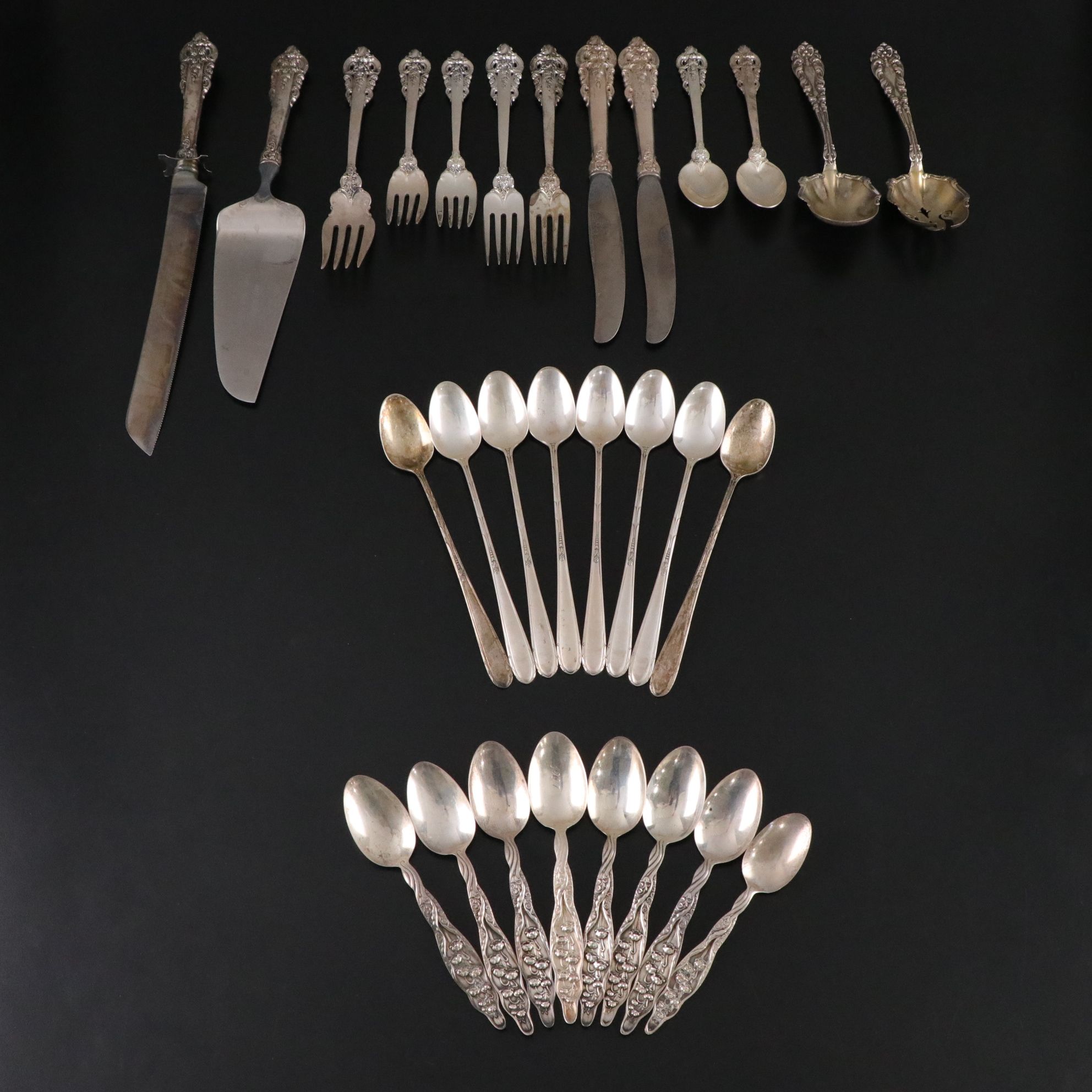 Whiting "Lily of the Valley" Sterling Silver Teaspoons and Other Flatware