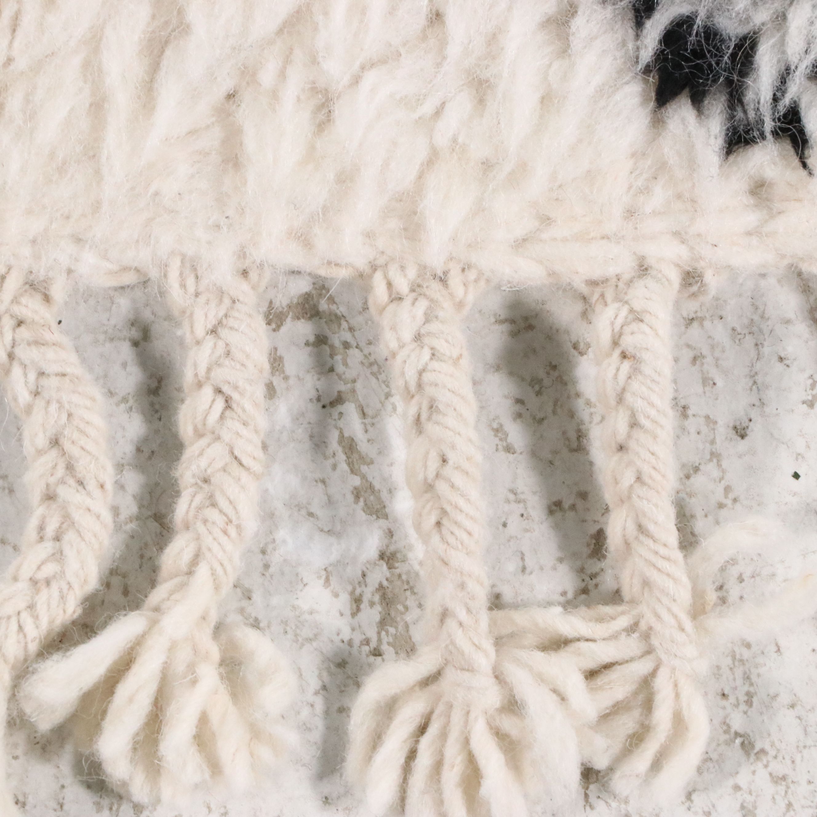 5'10 x 11'1 Hand-Knotted Berberology High Pile Berber Shag Area Rug