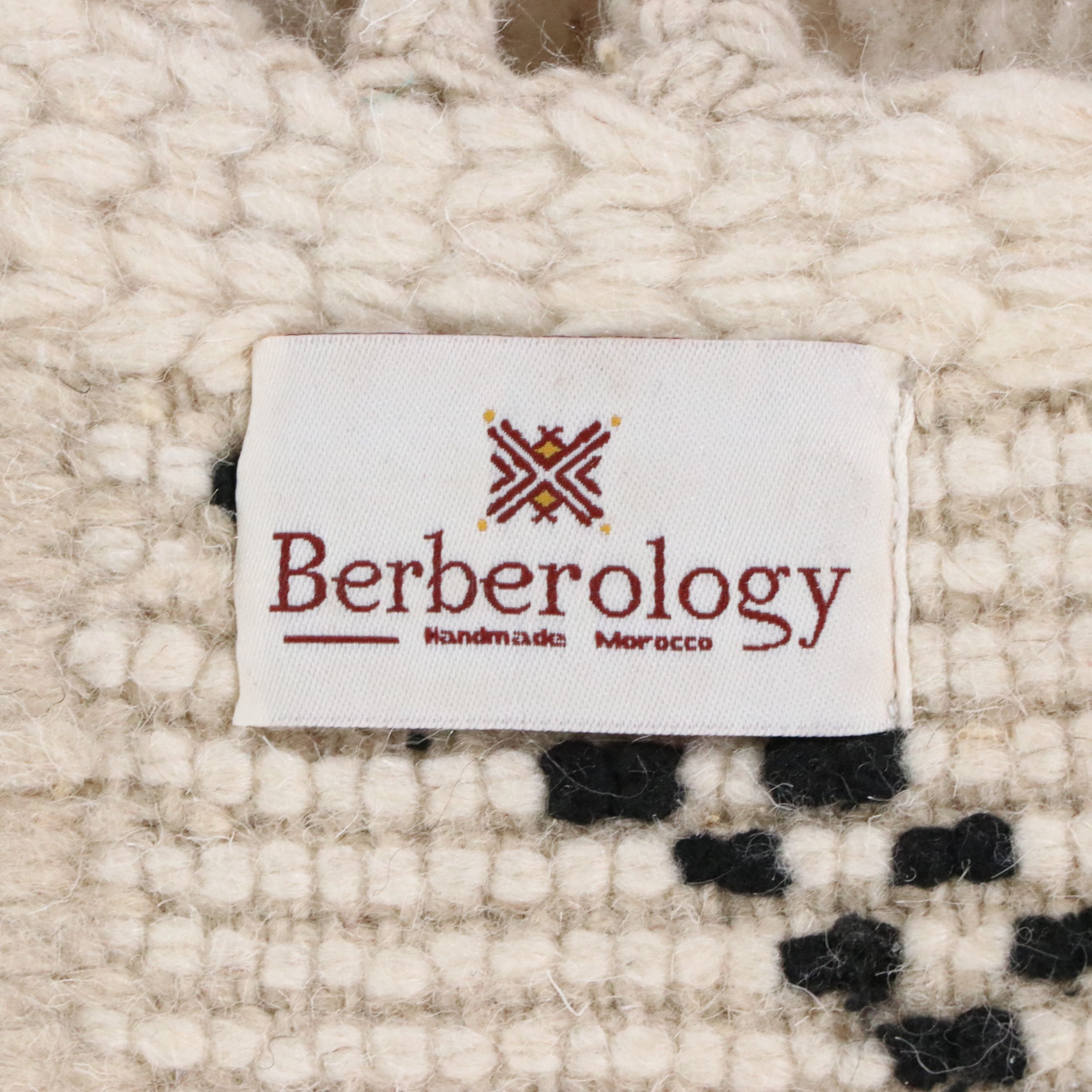 5'10 x 11'1 Hand-Knotted Berberology High Pile Berber Shag Area Rug