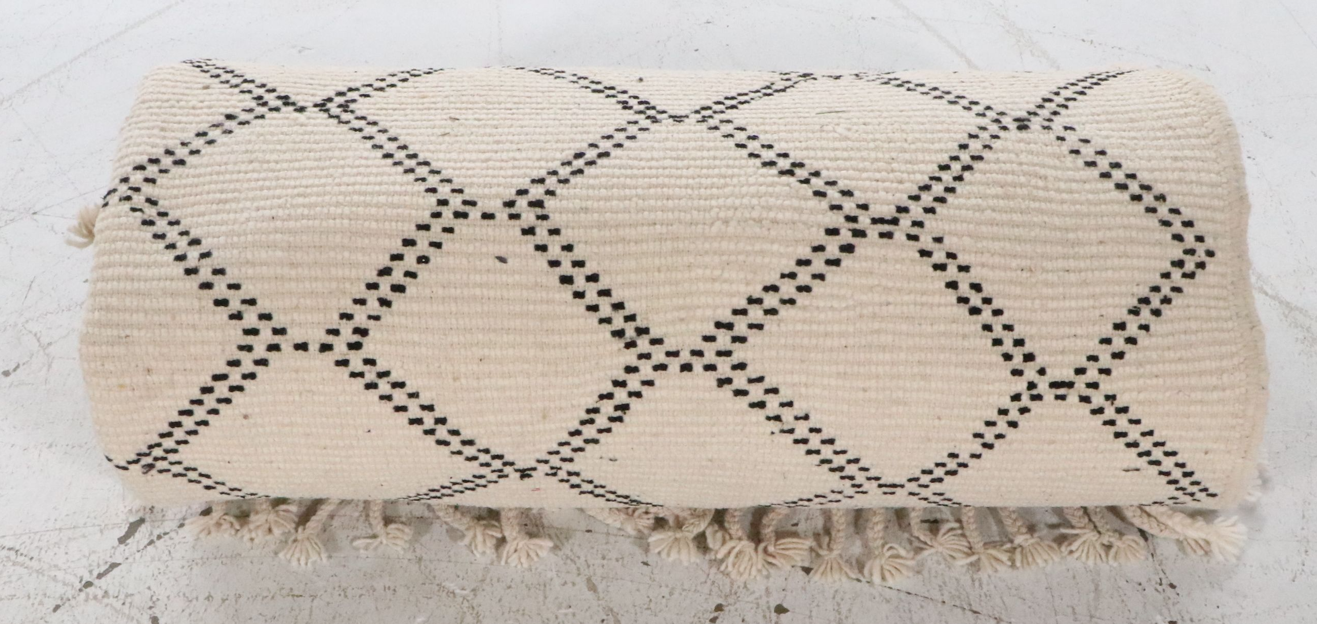 5'10 x 11'1 Hand-Knotted Berberology High Pile Berber Shag Area Rug