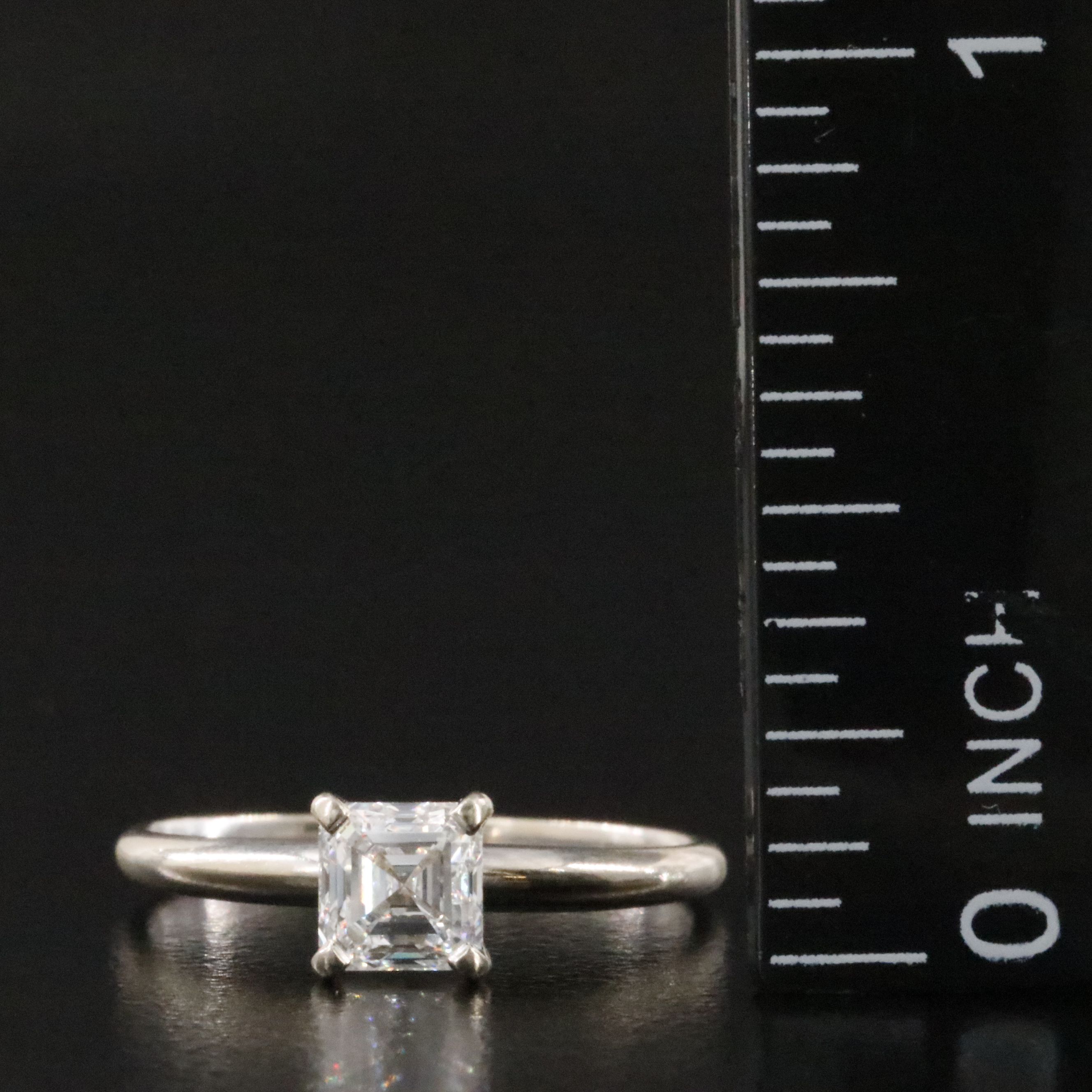 14K 0.70 CT Diamond Solitaire Ring with GIA Online Report