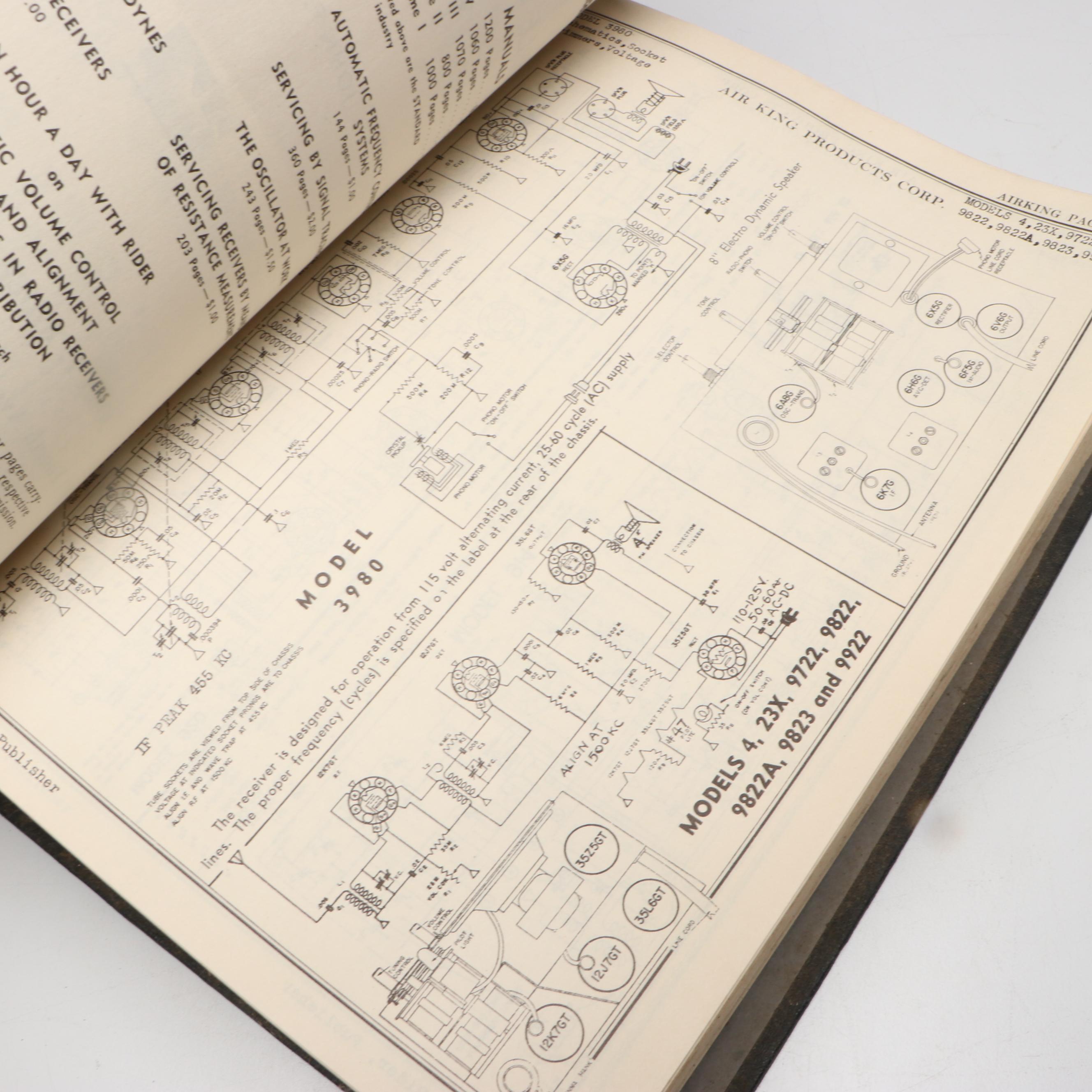 Volume XI "Perpetual Troubleshooter's Manual" by John F. Rider, 1940s
