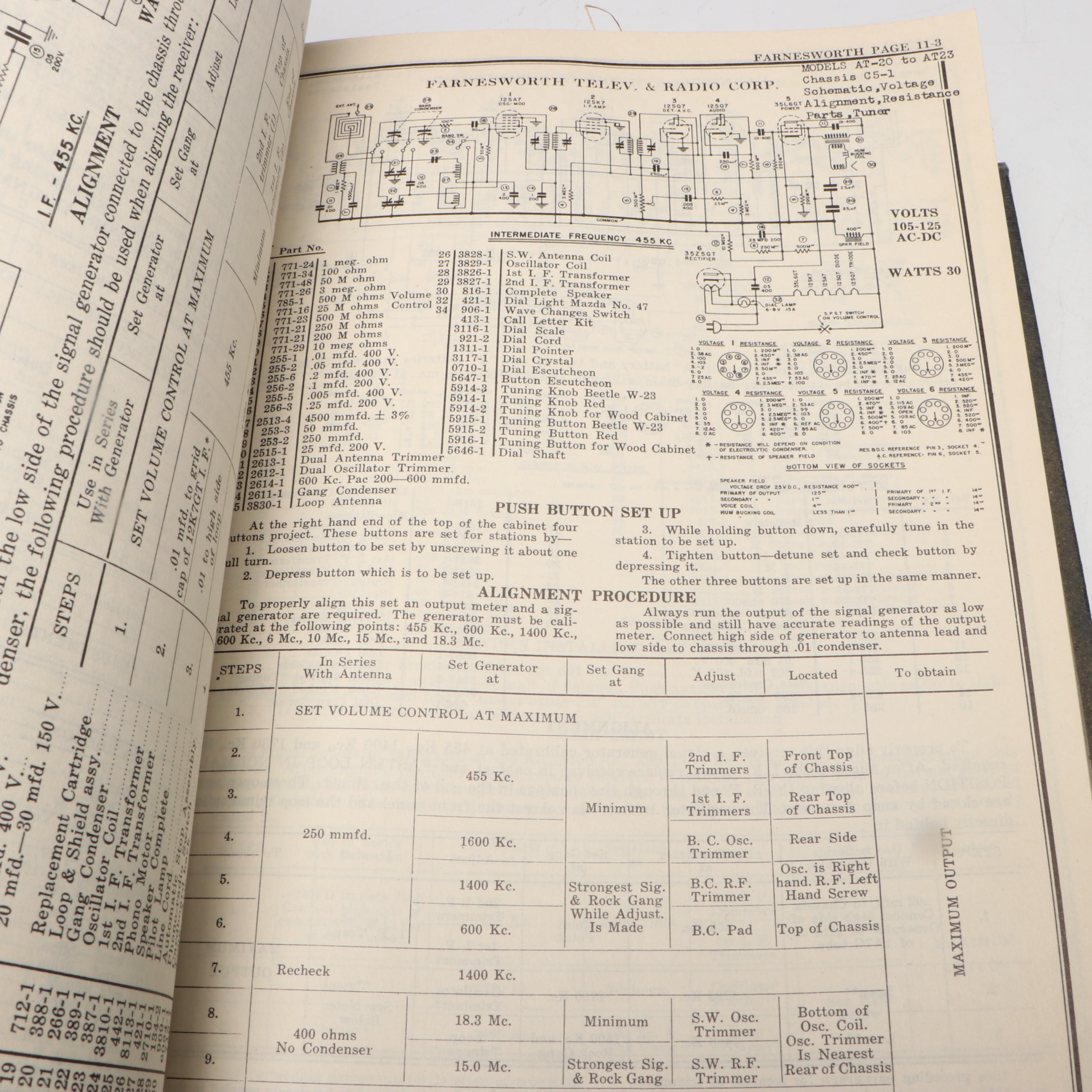 Volume XI "Perpetual Troubleshooter's Manual" by John F. Rider, 1940s