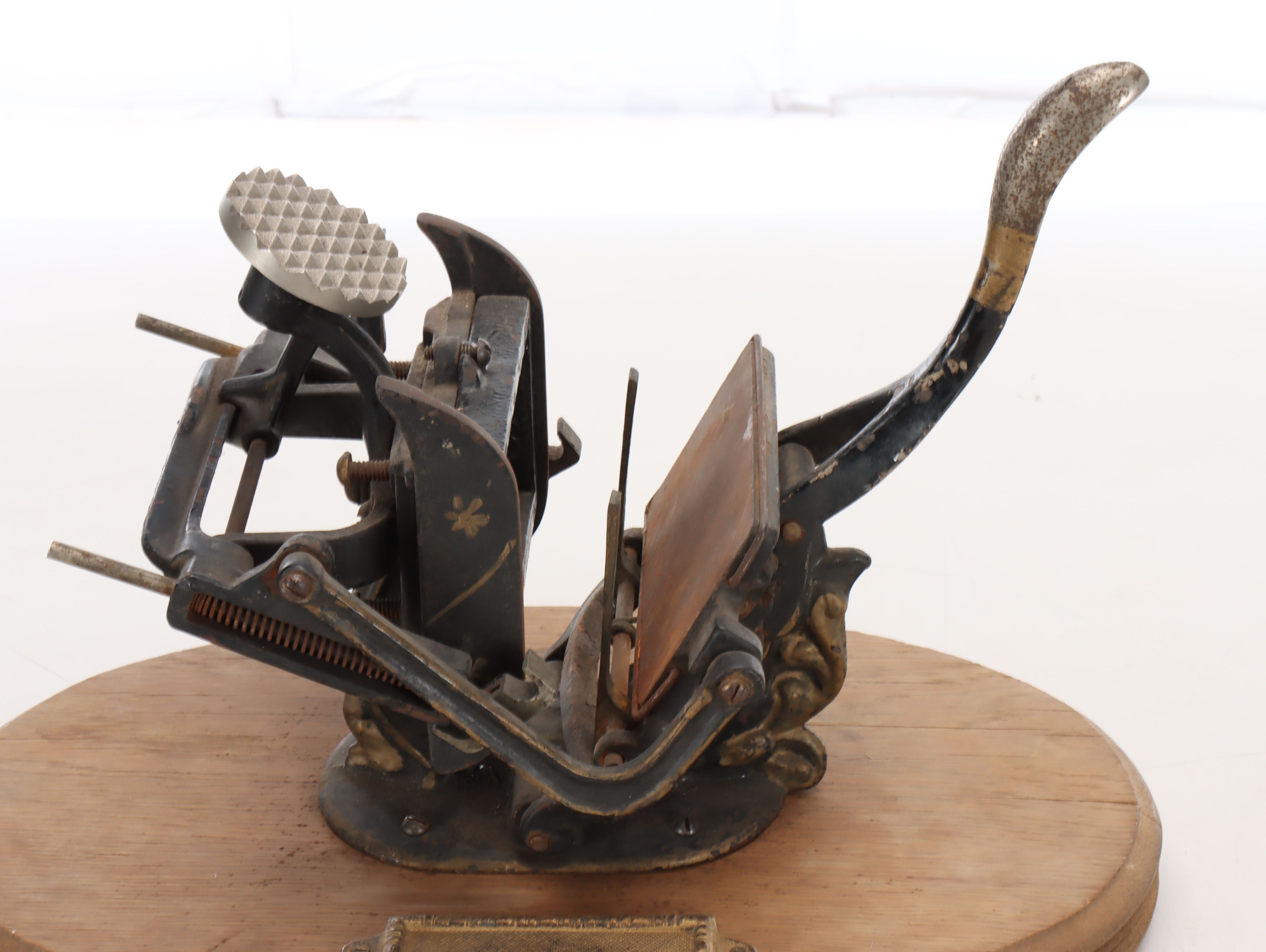 Baltimore Cast Iron Tabletop Printing Press, Late 19th/Early 20th Century