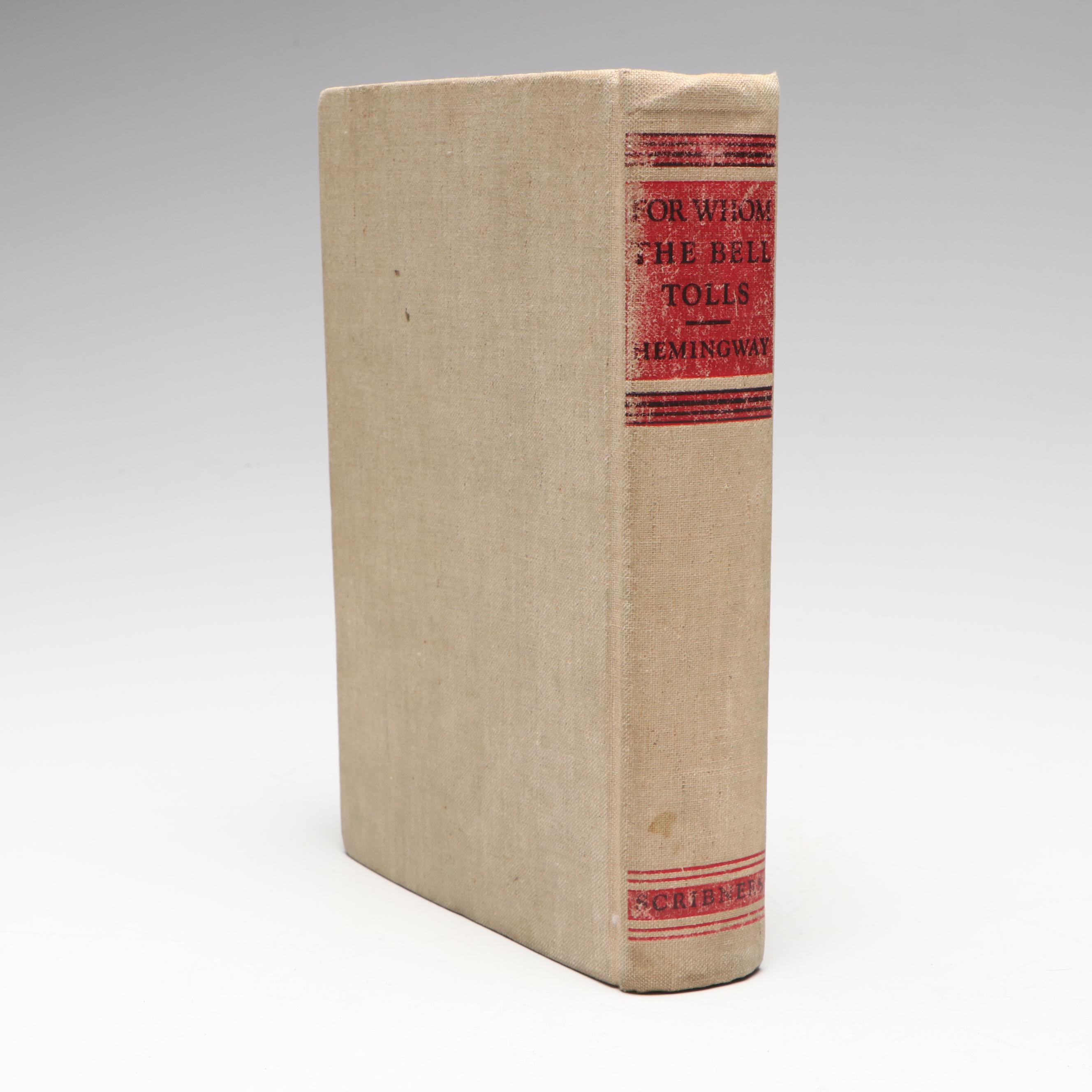 First Printing "For Whom the Bell Tolls" by Ernest Hemingway, 1940