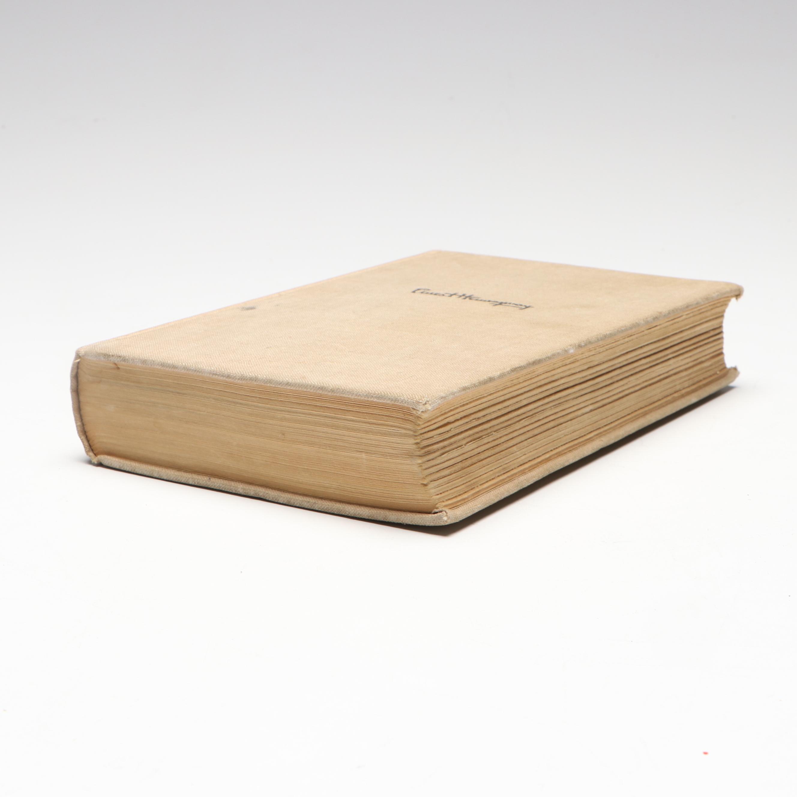 First Printing "For Whom the Bell Tolls" by Ernest Hemingway, 1940