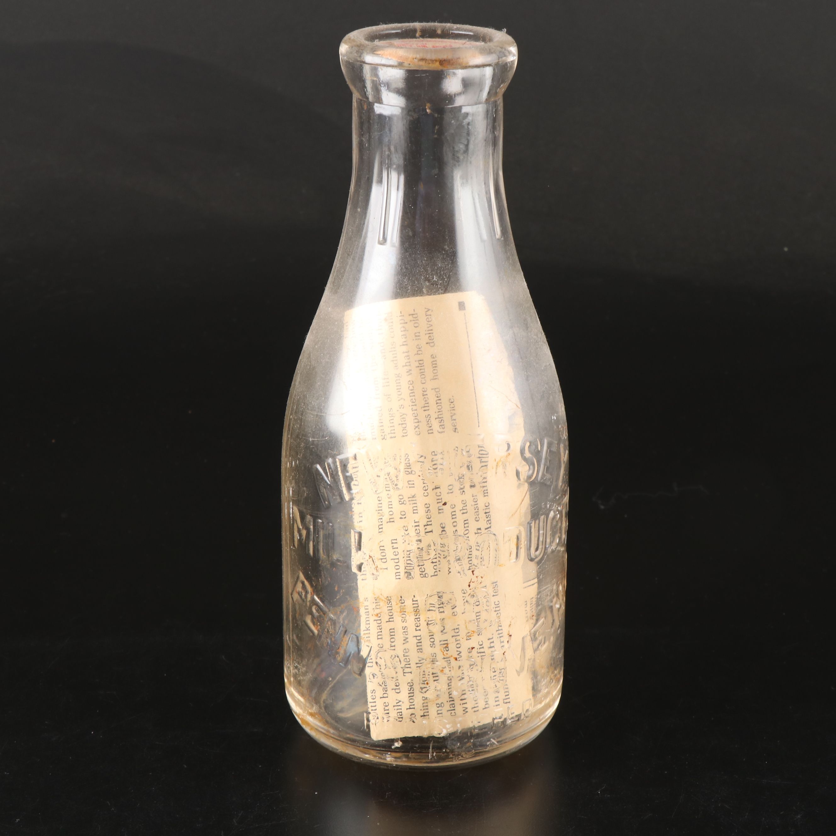 New Jersey Milk Products Co. and Dupont Antique Glass Milk Bottles