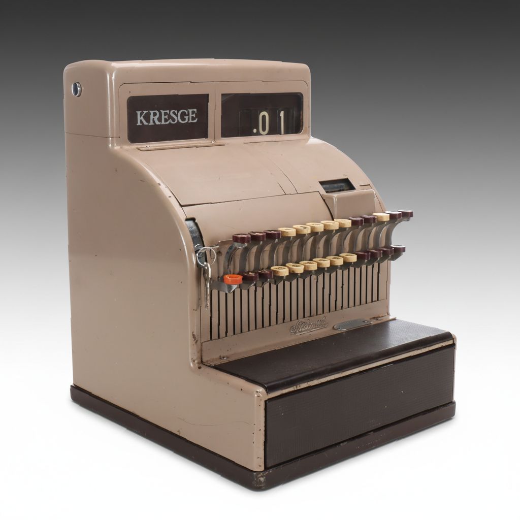 National Cash Register for Kresge Model 126(6)X Cash Register, Mid-20th C.