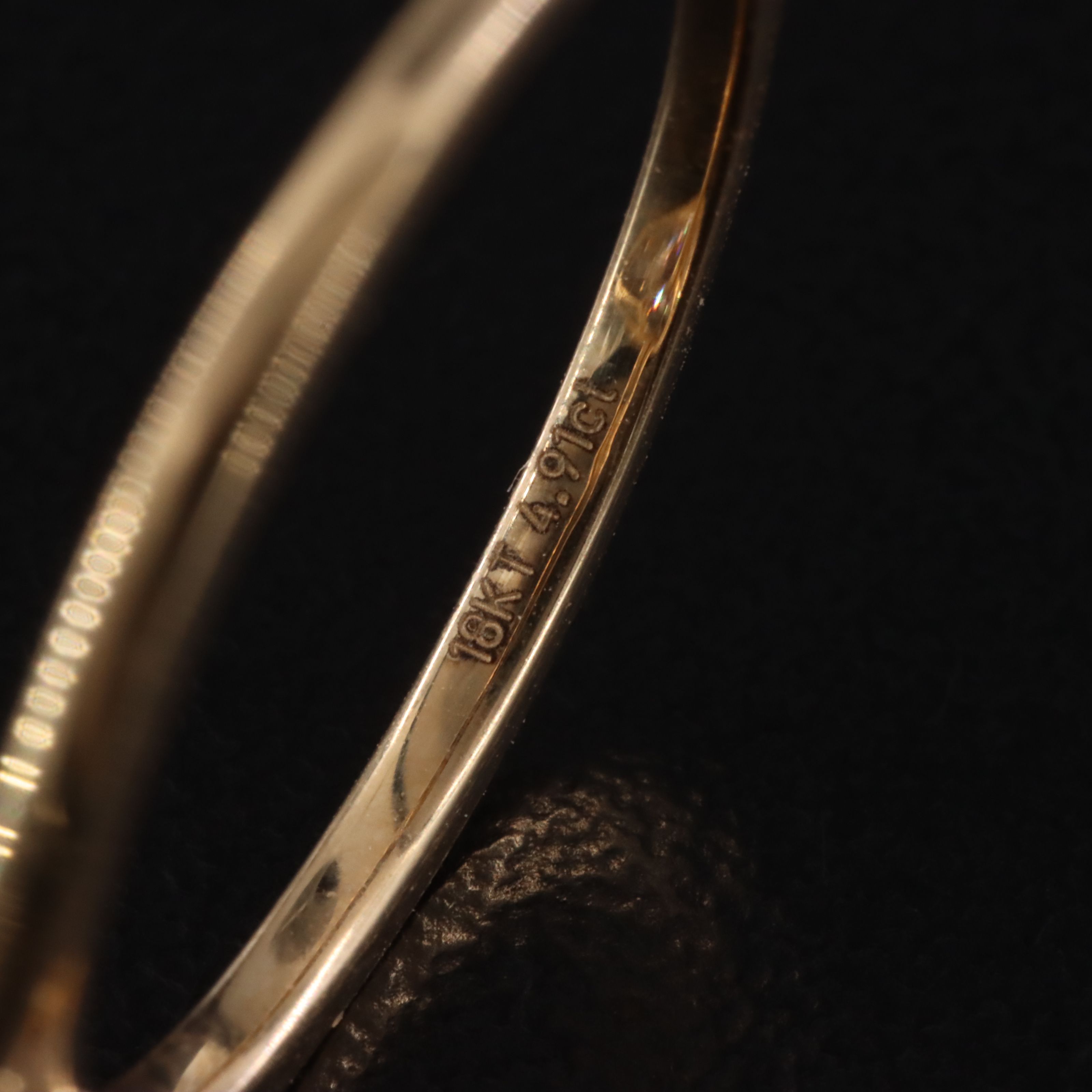 18K 4.91 CT Lab Grown Diamond Solitaire Ring with IGI Report