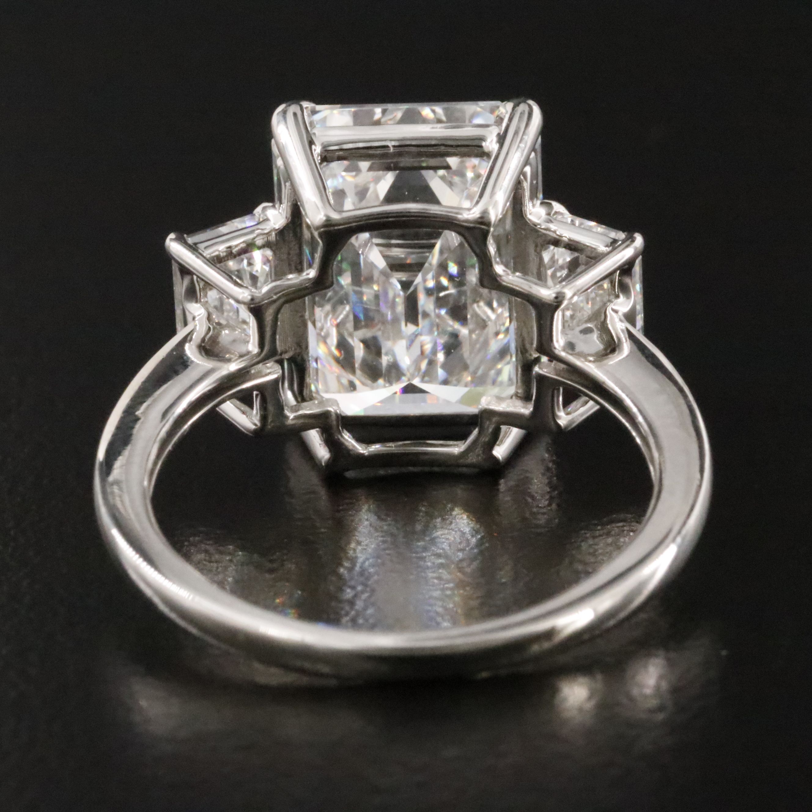 Platinum 8.16 CTW Lab Grown Diamond Ring with IGI Report
