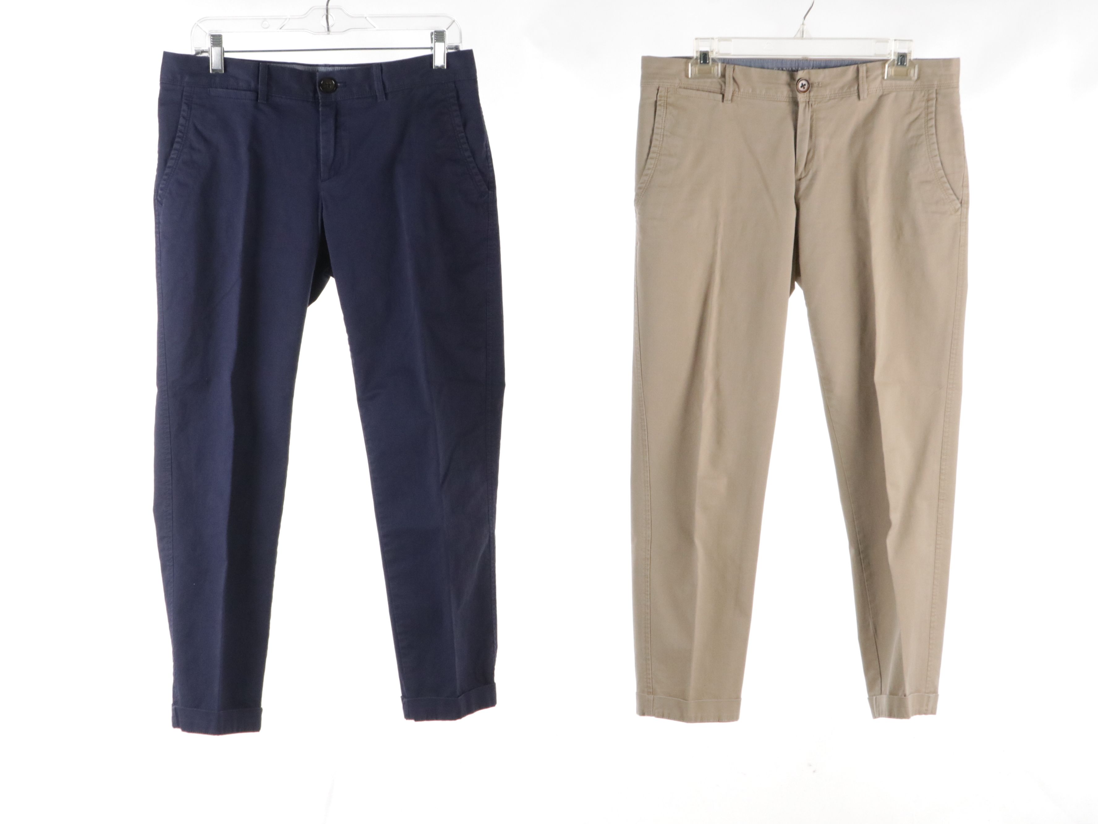 Banana Republic Roll-Up City Chino Pants, Tory Burch Cargo Pants & Other Jeans