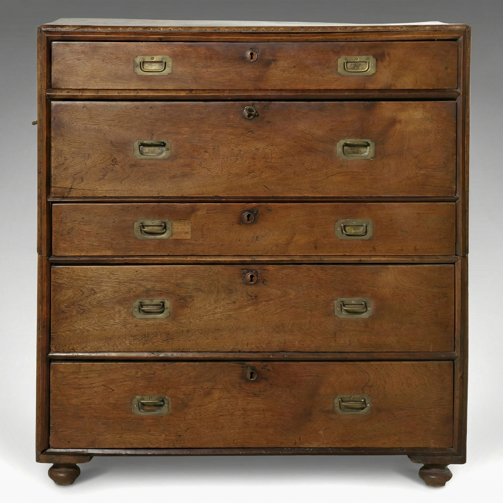 British Military Secretary Campaign Chest, 19th Century
