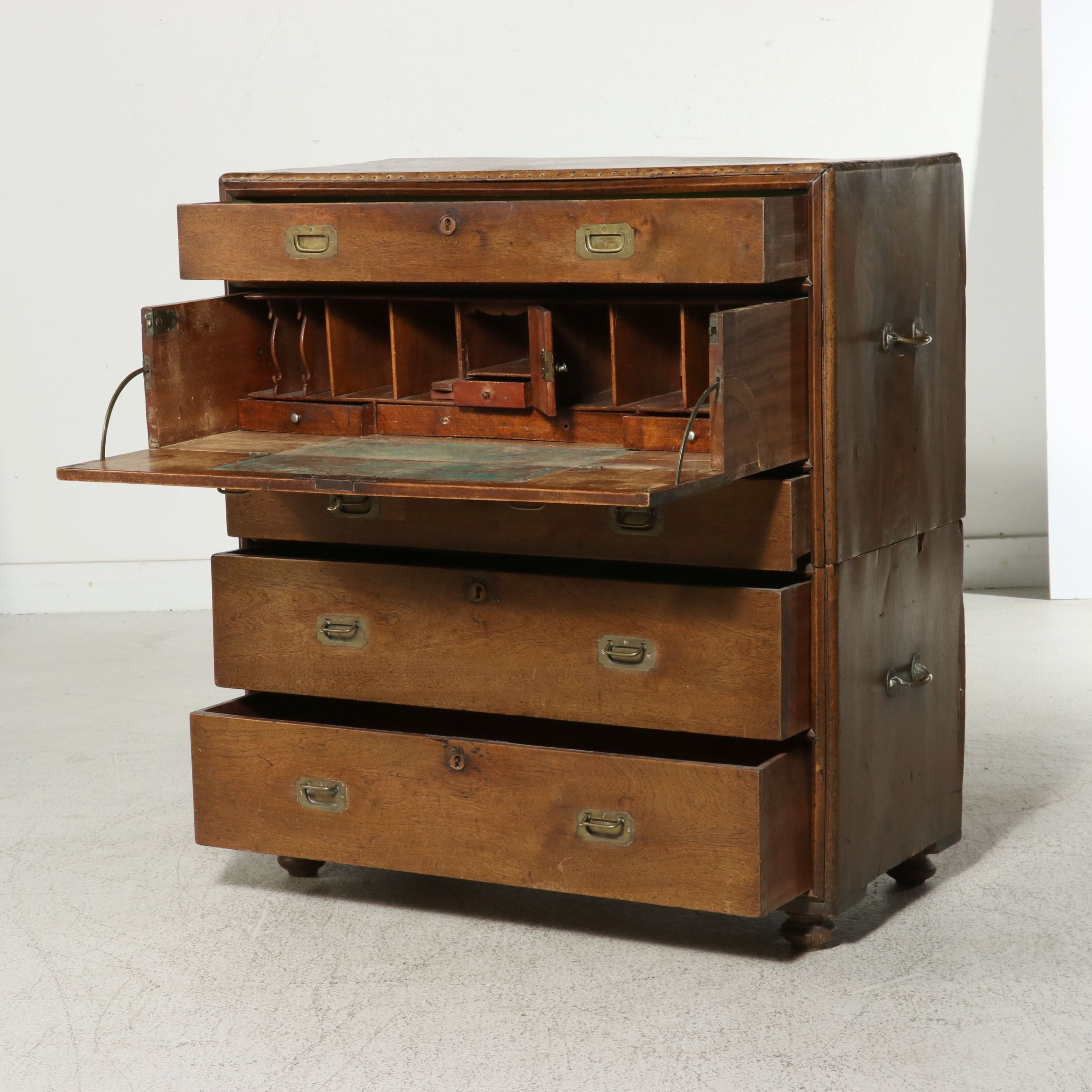 British Military Secretary Campaign Chest, 19th Century