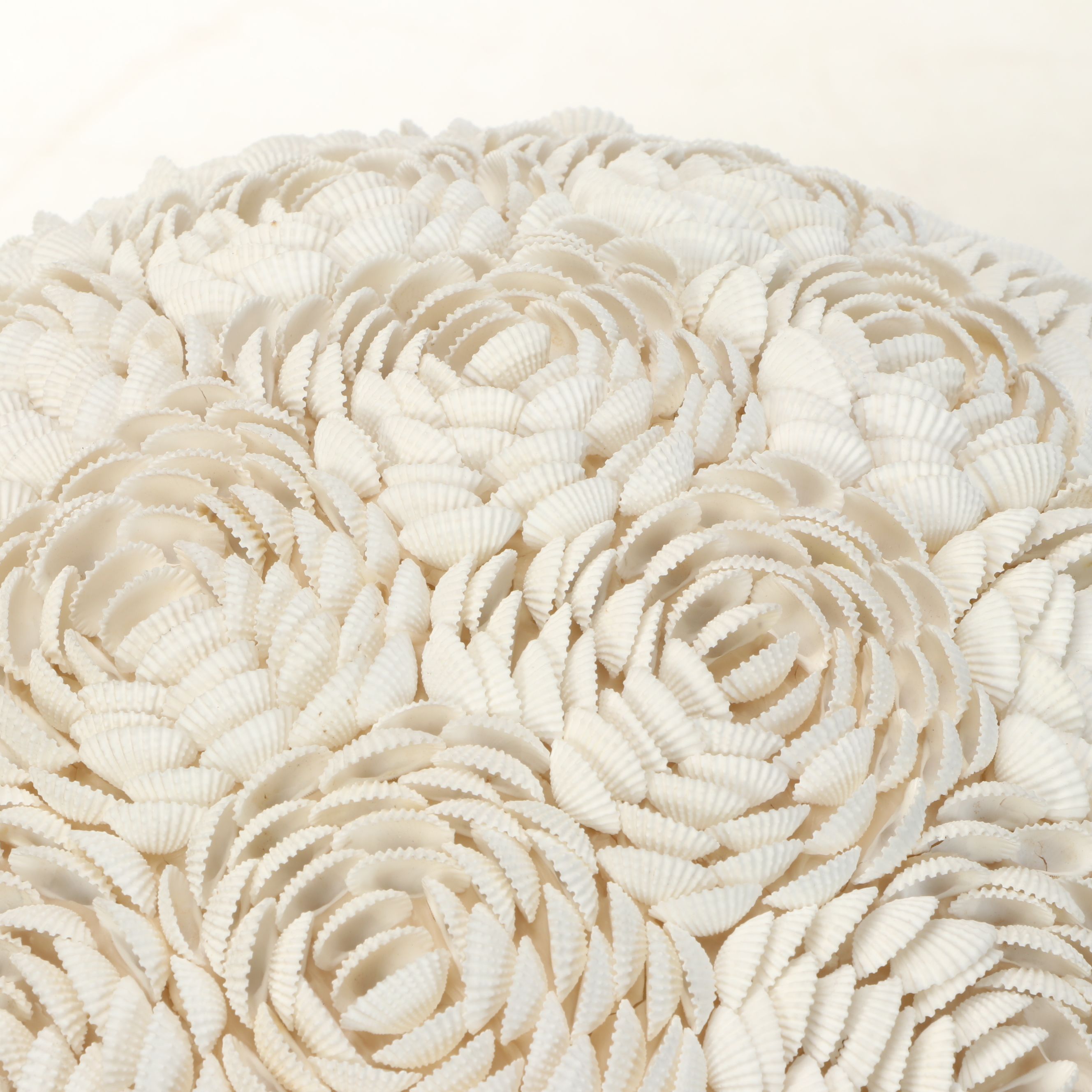 Seashell Clamrose Lamp Cover with Brass Stand and Other Clam Shell Orb