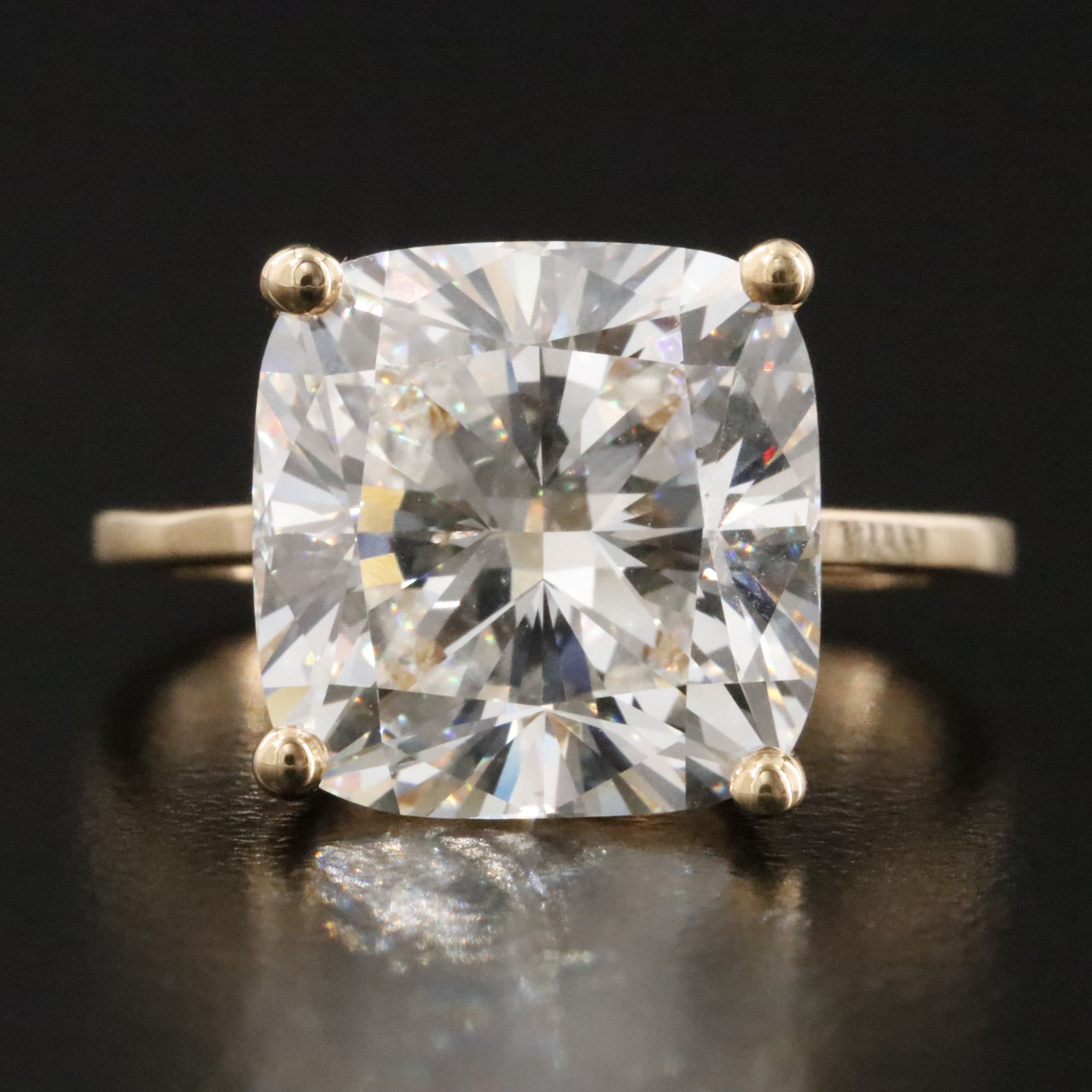 18K 7.58 CTW Lab Grown Diamond Ring with IGI Report