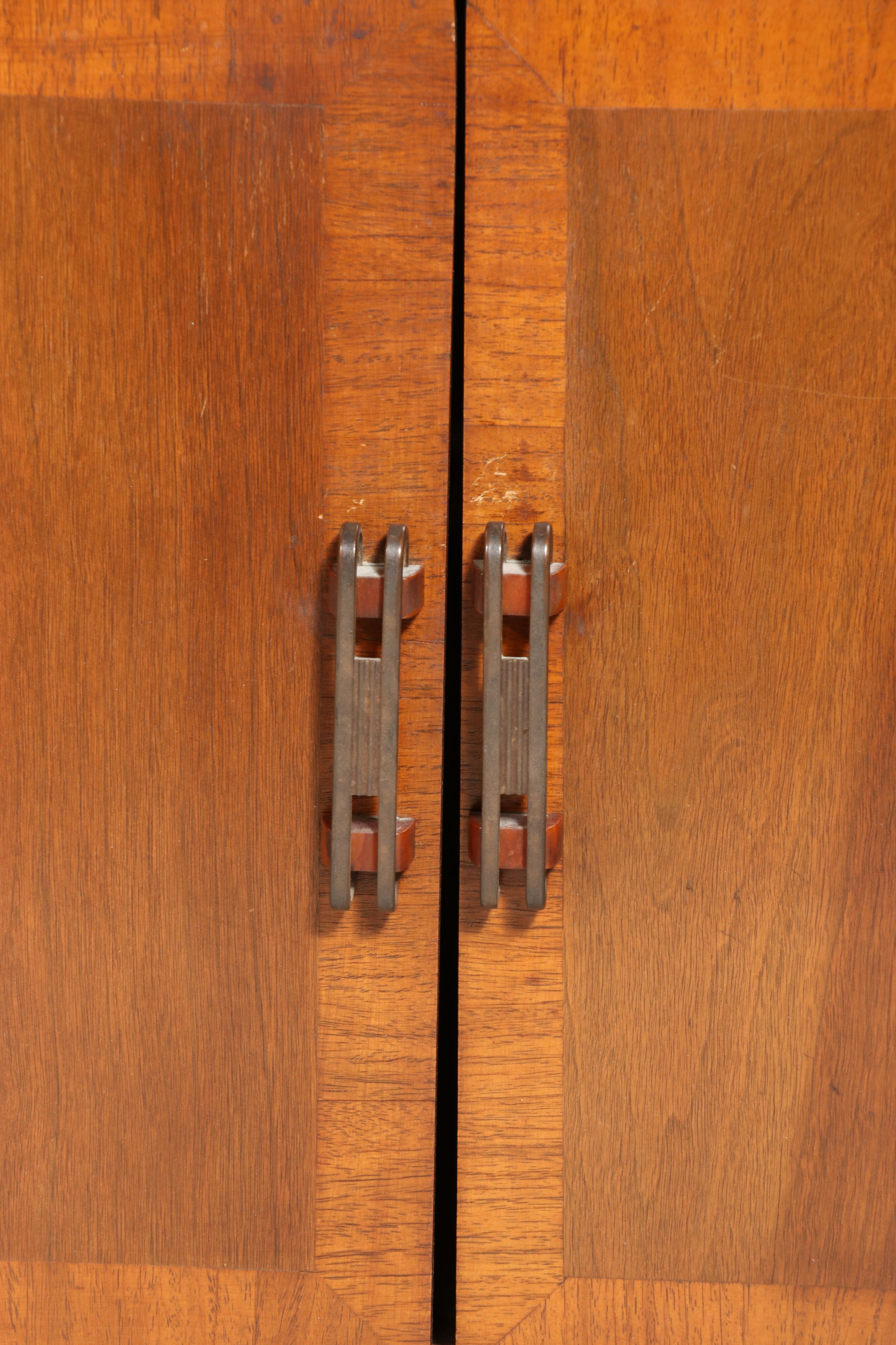 Art Deco Mahogany Liquor Cabinet, Early 20th Century