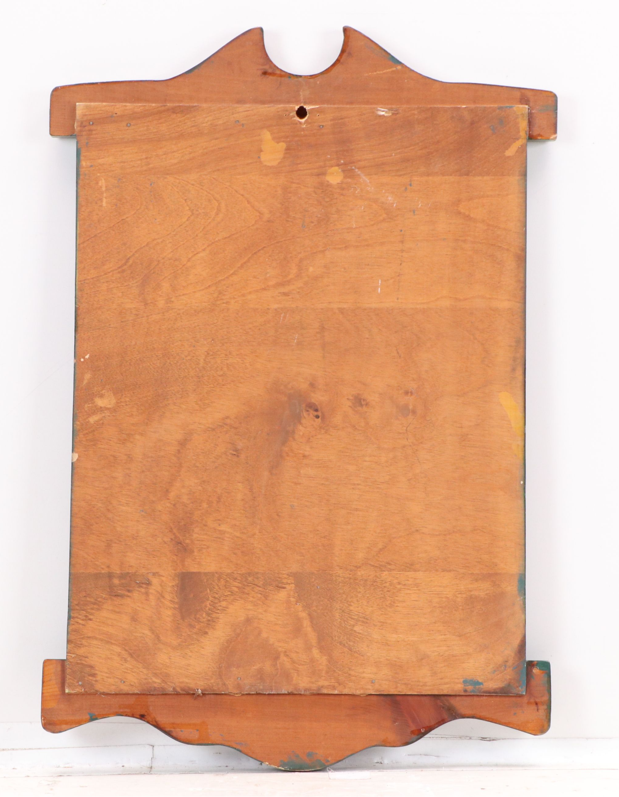 Henny Folk Art Acrylic Painting of Man Riding Horse, 1992